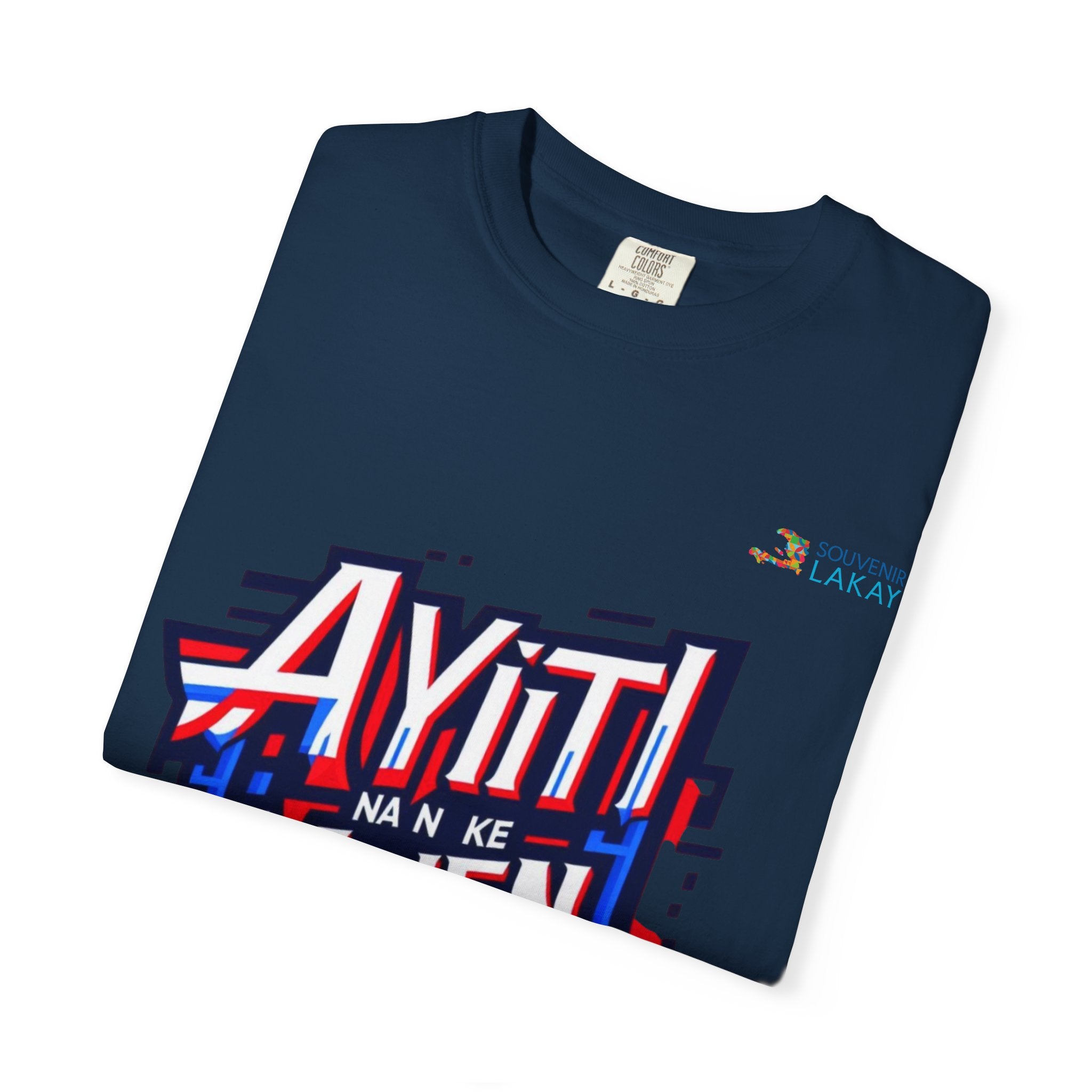 T-Shirt — 'Ayiti Nan Ke Mwen' Haitian Pride Graphic Tee