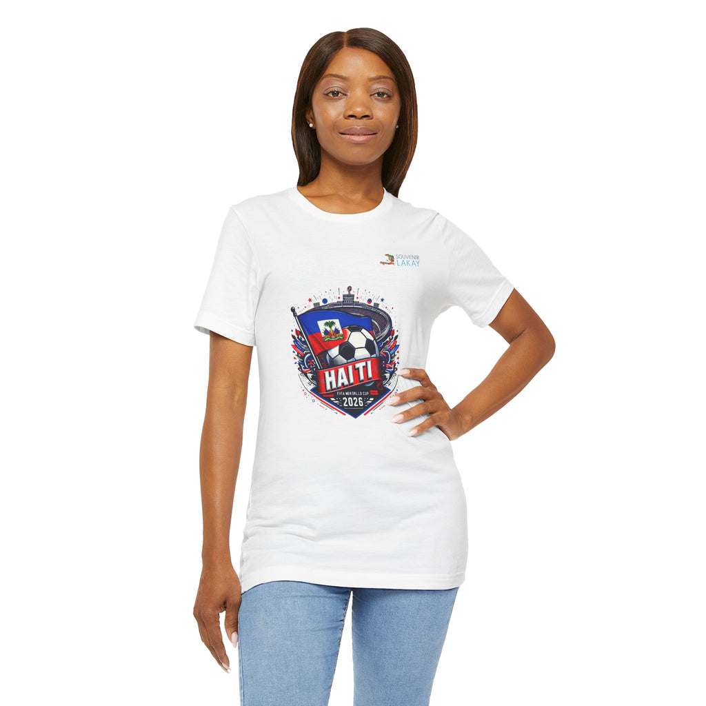 Haiti 2026 Soccer Crest T-Shirt – Team Flag Football Tee Jersey