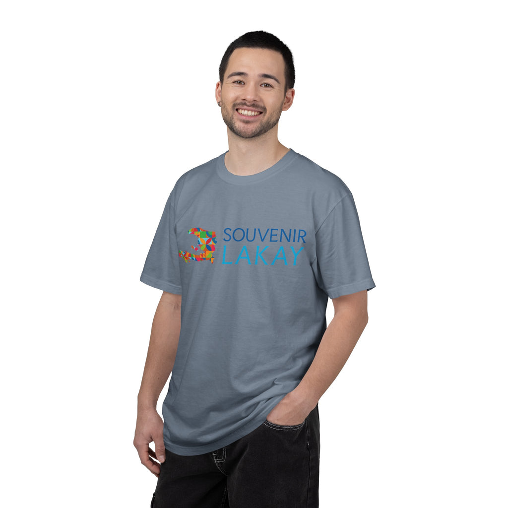 Souvenir Lakay T-Shirt — Colorful Haiti Map Graphic
