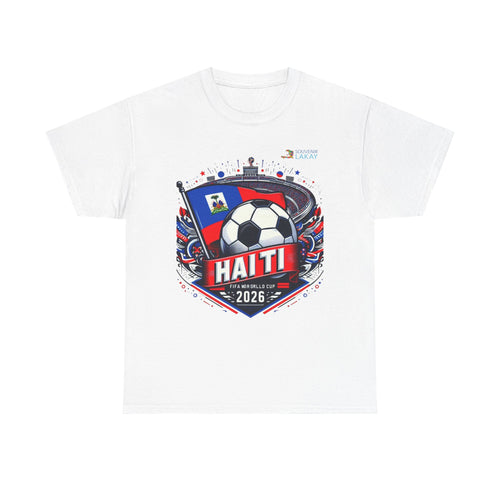 Haiti 2026 Soccer Fan Tee — Flag & Football Supporter Shirt