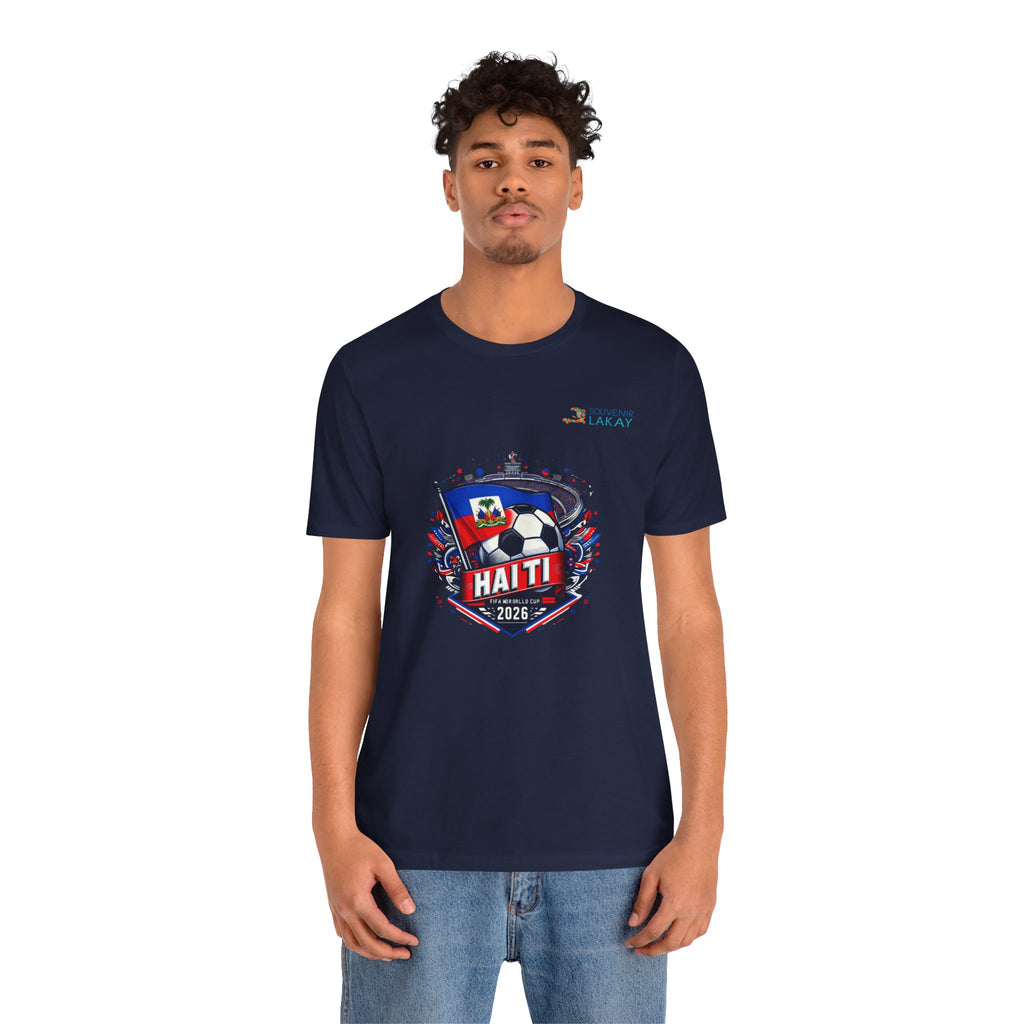 Haiti 2026 Soccer Crest T-Shirt – Team Flag Football Tee Jersey