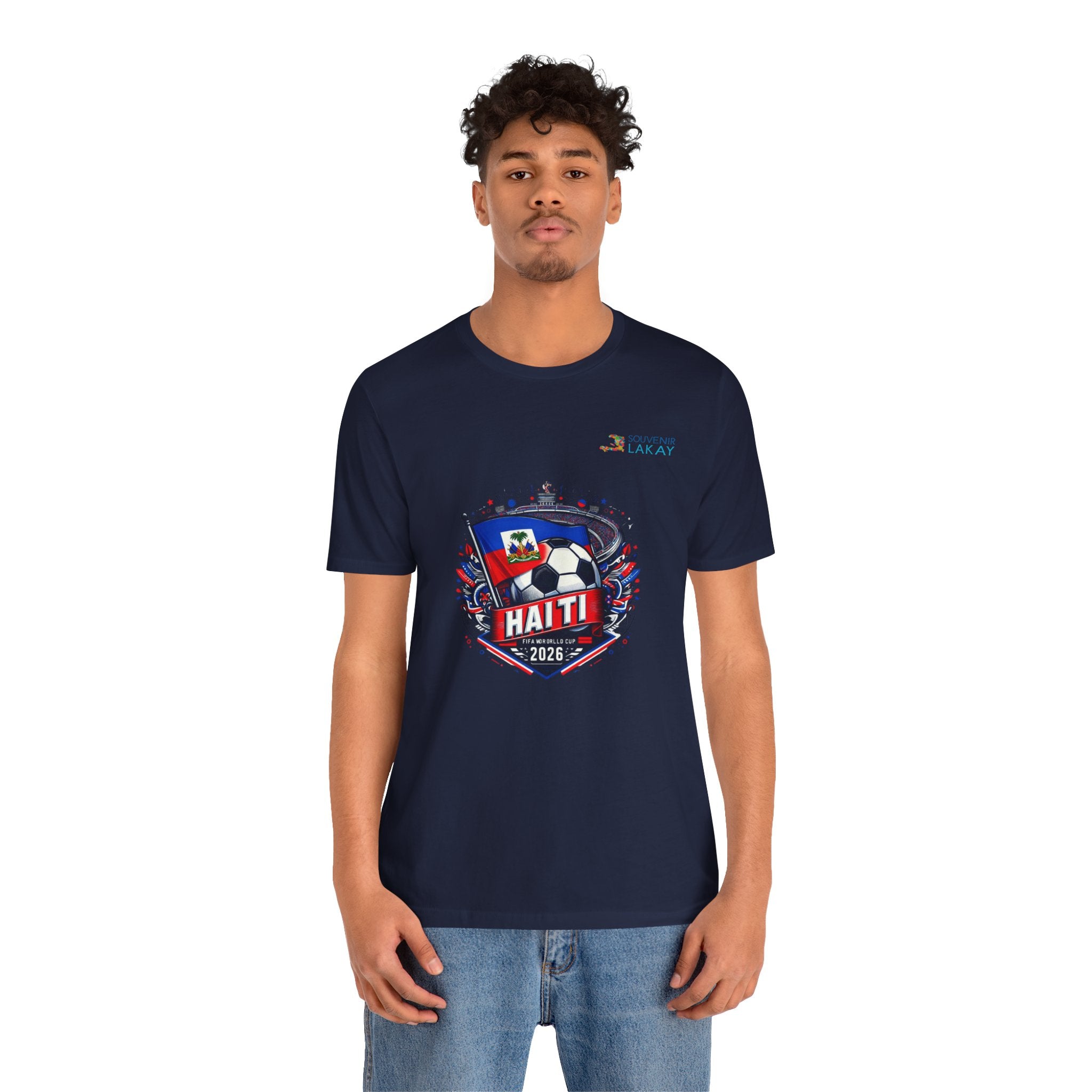 Haiti 2026 Soccer Crest T-Shirt – Team Flag Football Tee Jersey
