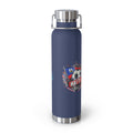 Haiti Soccer 2026 Copper Vacuum Insulated Bottle – 22oz Souvenir Lakay Water Bottle