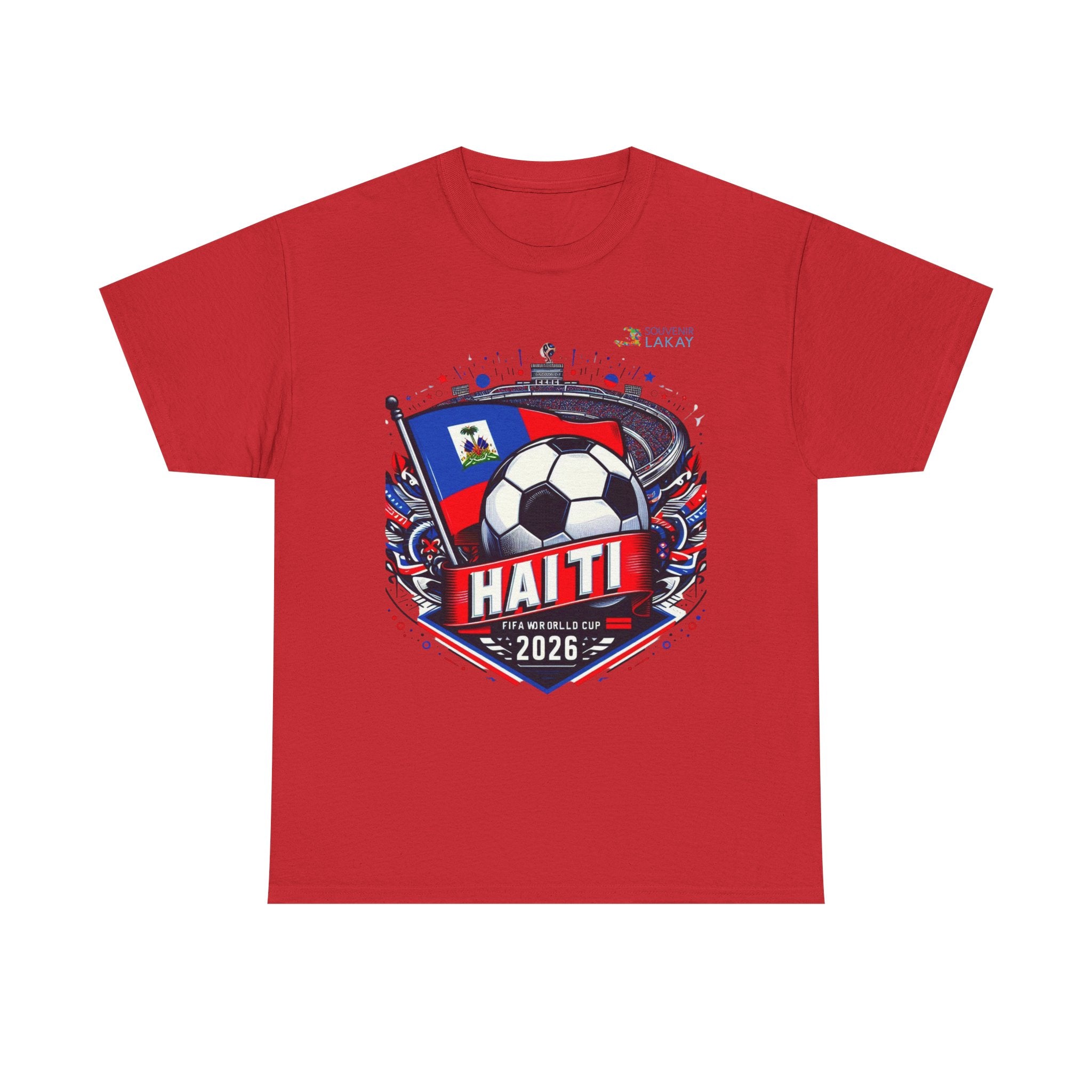 Haiti 2026 Soccer Fan Tee — Flag & Football Supporter Shirt