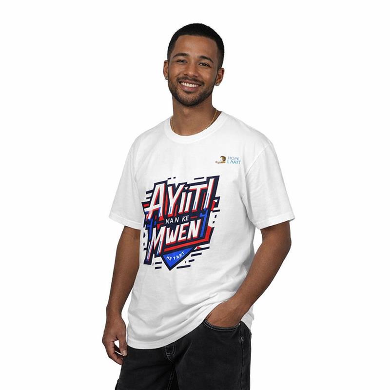 T-Shirt — 'Ayiti Nan Ke Mwen' Haitian Pride Graphic Tee