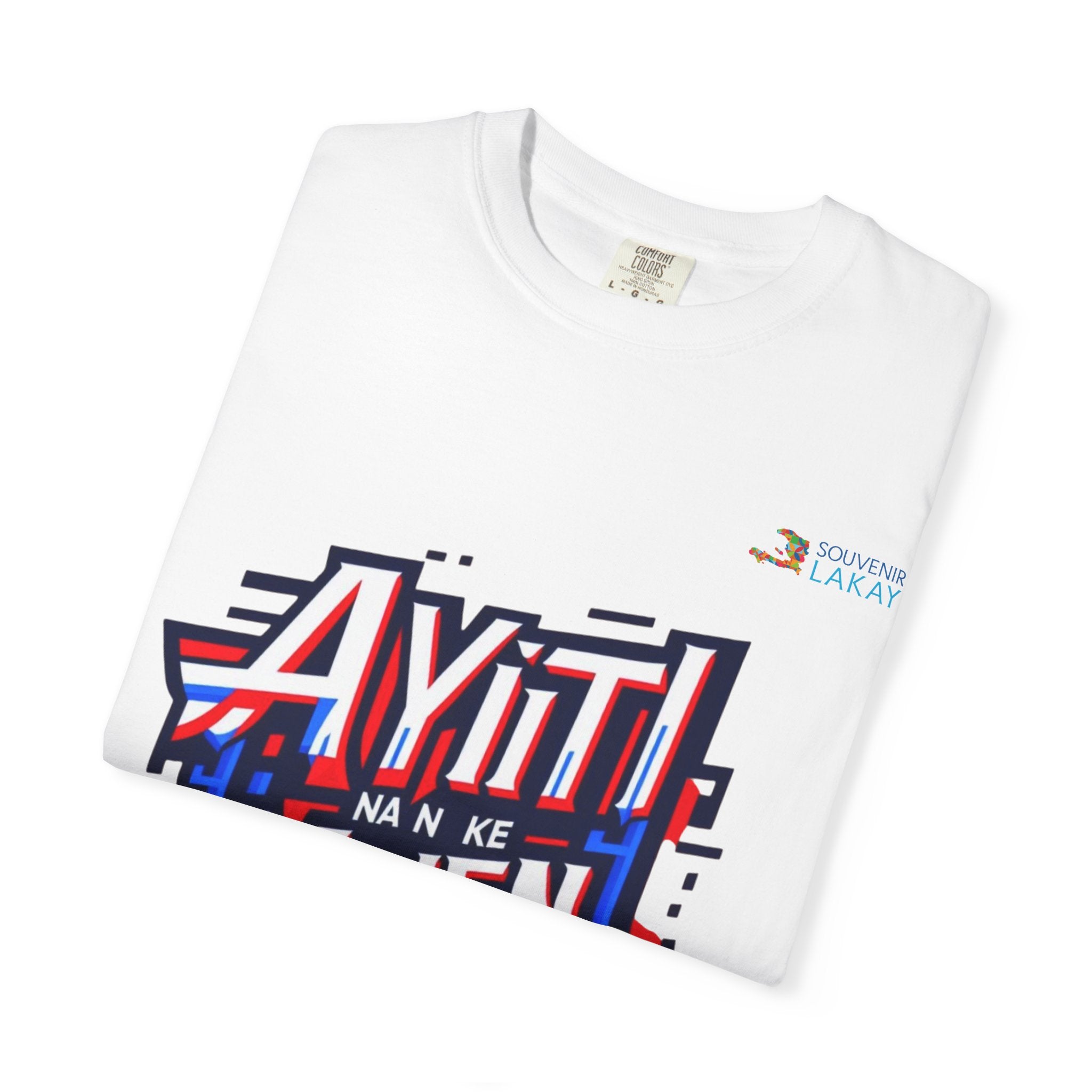 T-Shirt — 'Ayiti Nan Ke Mwen' Haitian Pride Graphic Tee