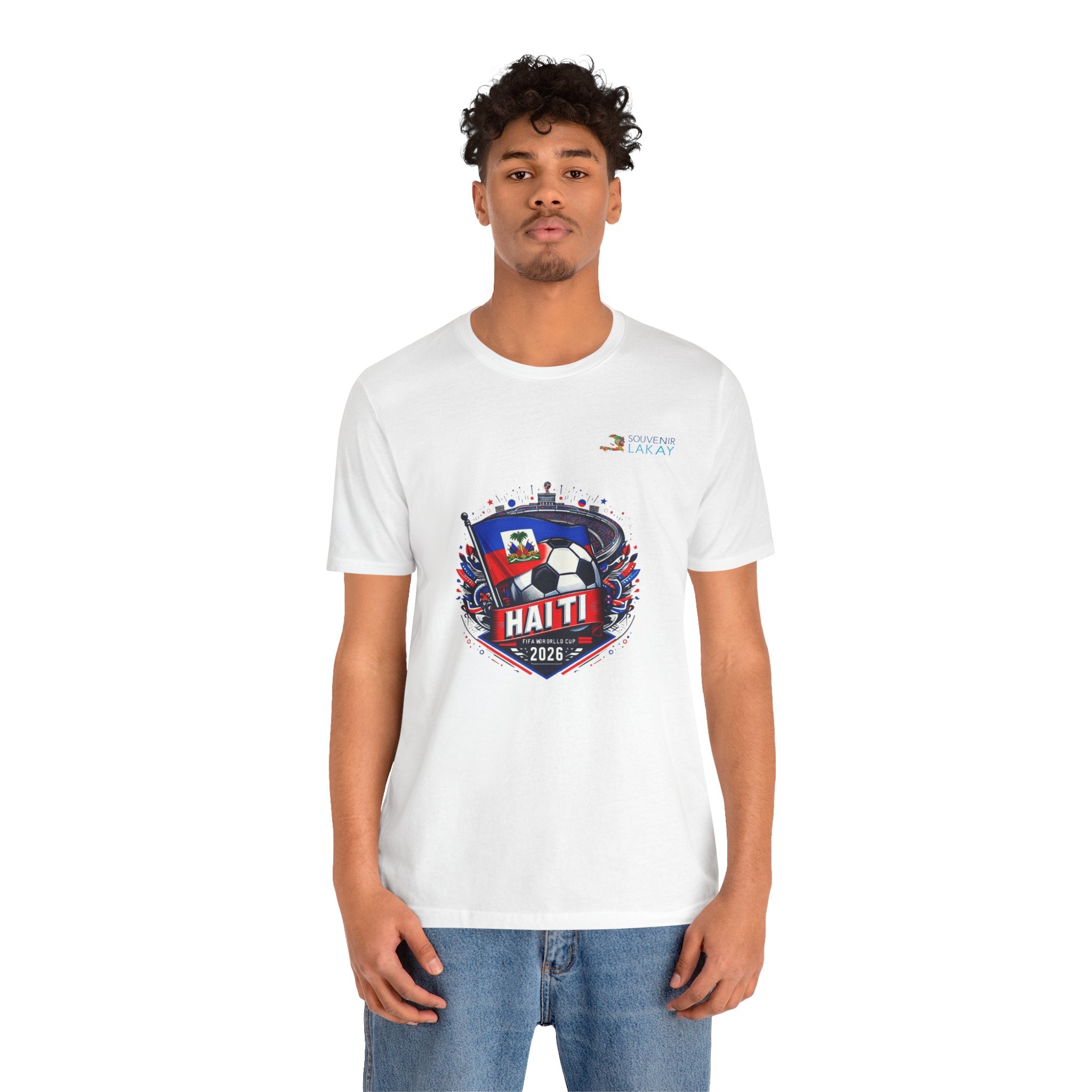 Haiti 2026 Soccer Crest T-Shirt – Team Flag Football Tee Jersey