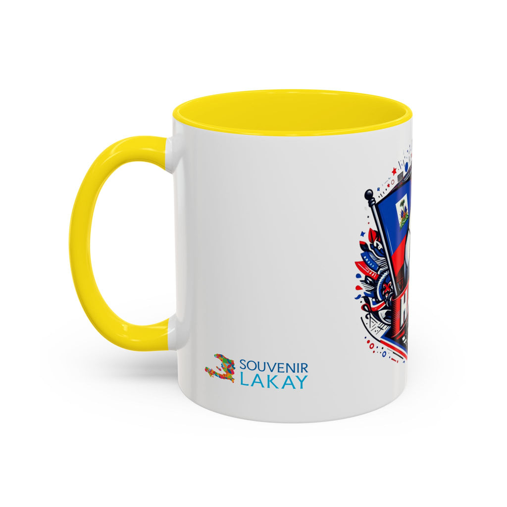 Ayiti World cup 2026 collection Accent Coffee Mug (11, 15oz)