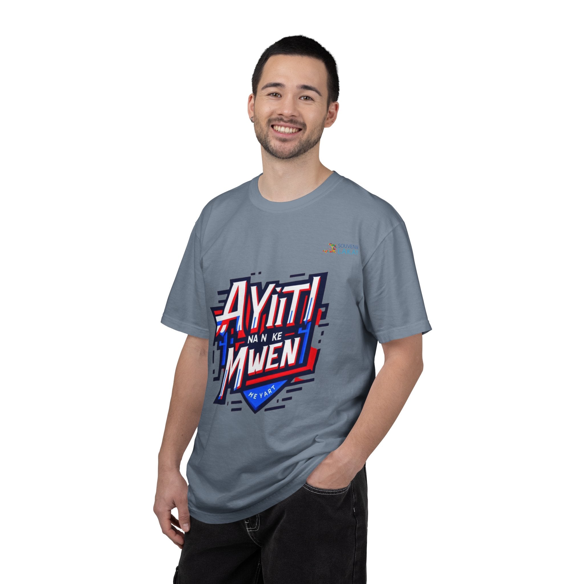 T-Shirt — 'Ayiti Nan Ke Mwen' Haitian Pride Graphic Tee