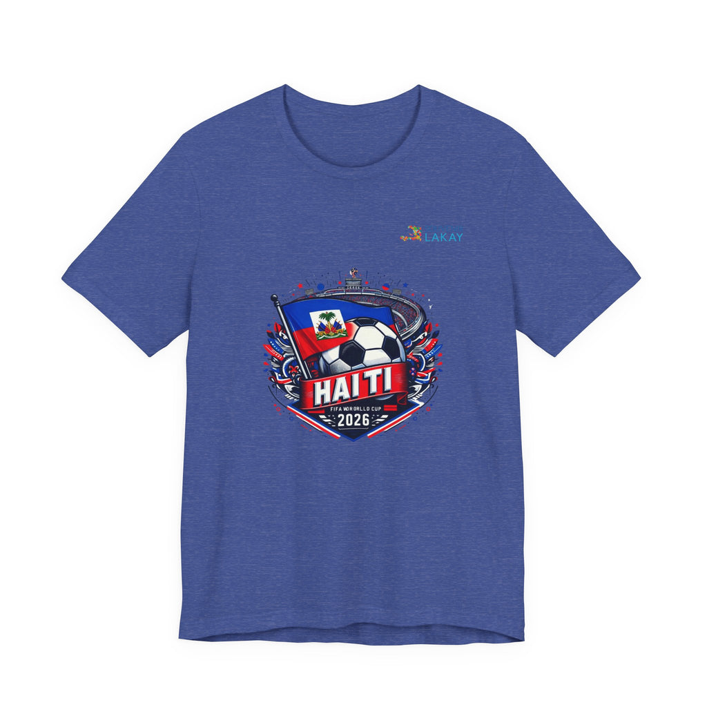 Haiti 2026 Soccer Crest T-Shirt – Team Flag Football Tee Jersey