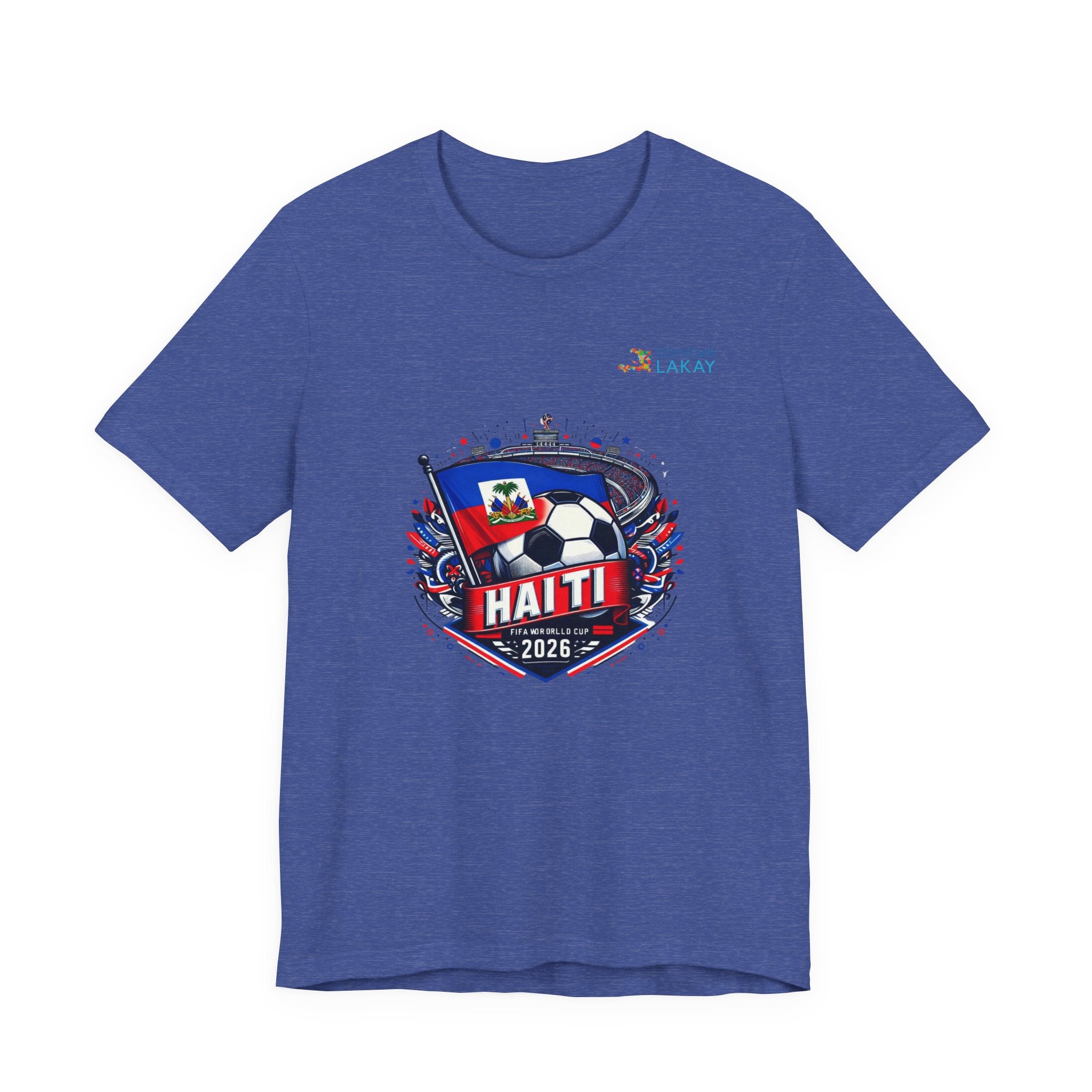 Haiti 2026 Soccer Crest T-Shirt – Team Flag Football Tee Jersey