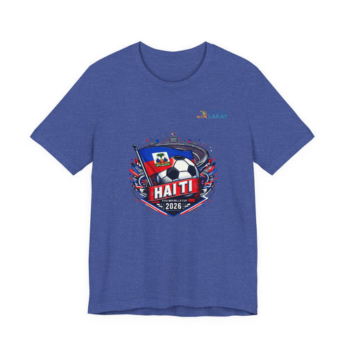 Haiti 2026 Soccer Crest T-Shirt – Team Flag Football Tee Jersey