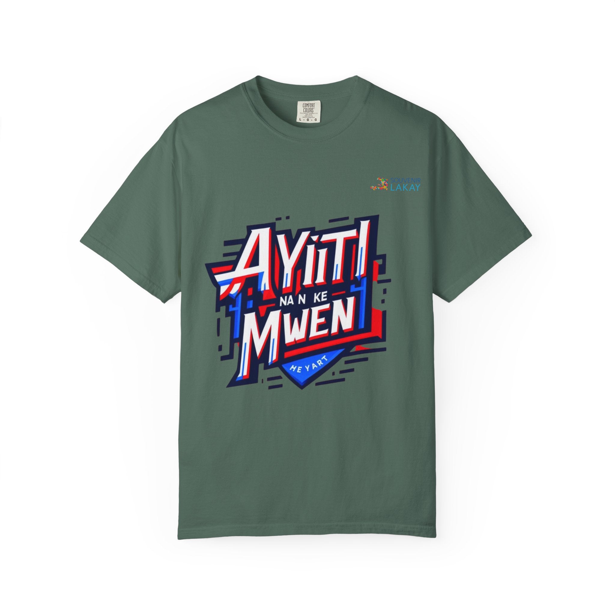 T-Shirt — 'Ayiti Nan Ke Mwen' Haitian Pride Graphic Tee