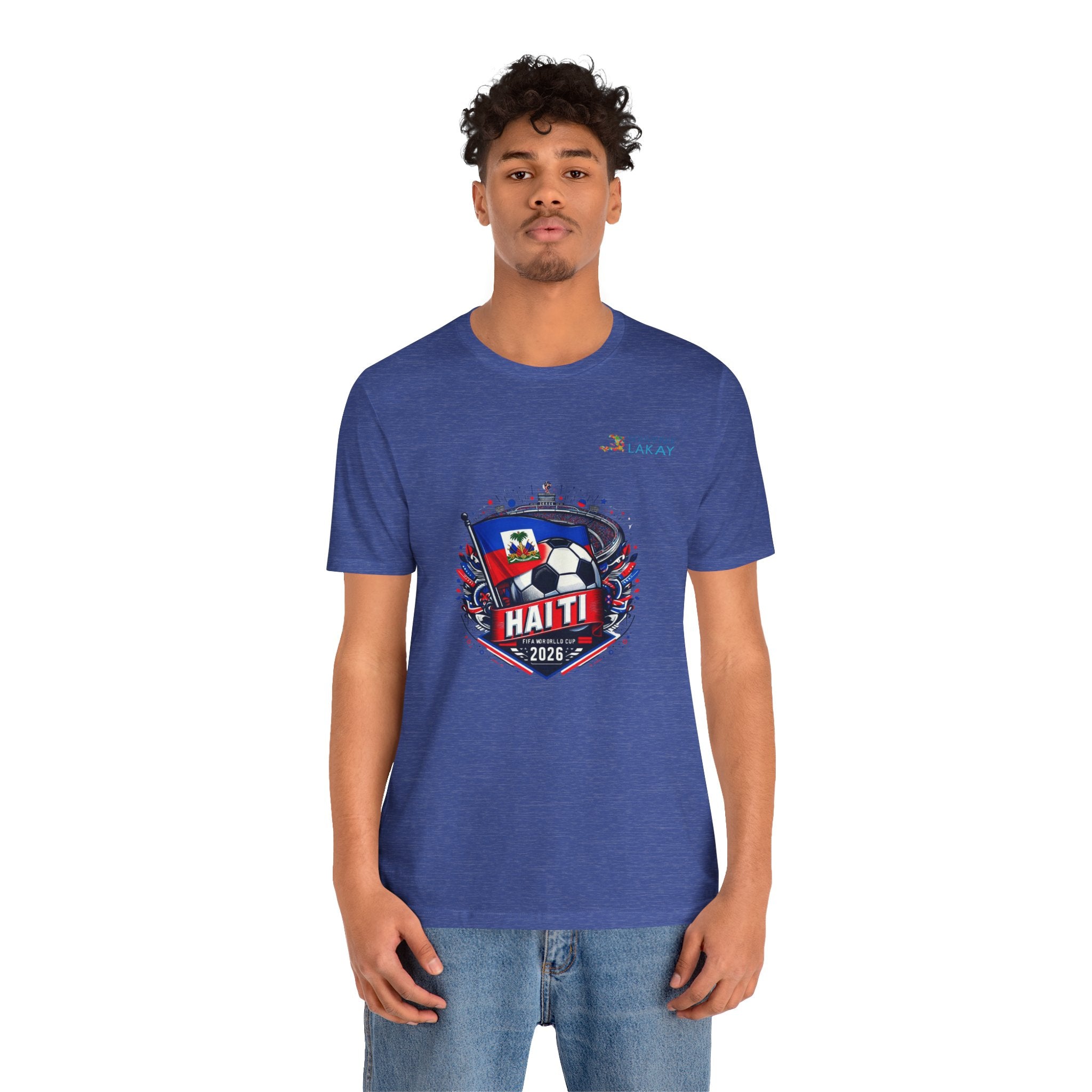Haiti 2026 Soccer Crest T-Shirt – Team Flag Football Tee Jersey