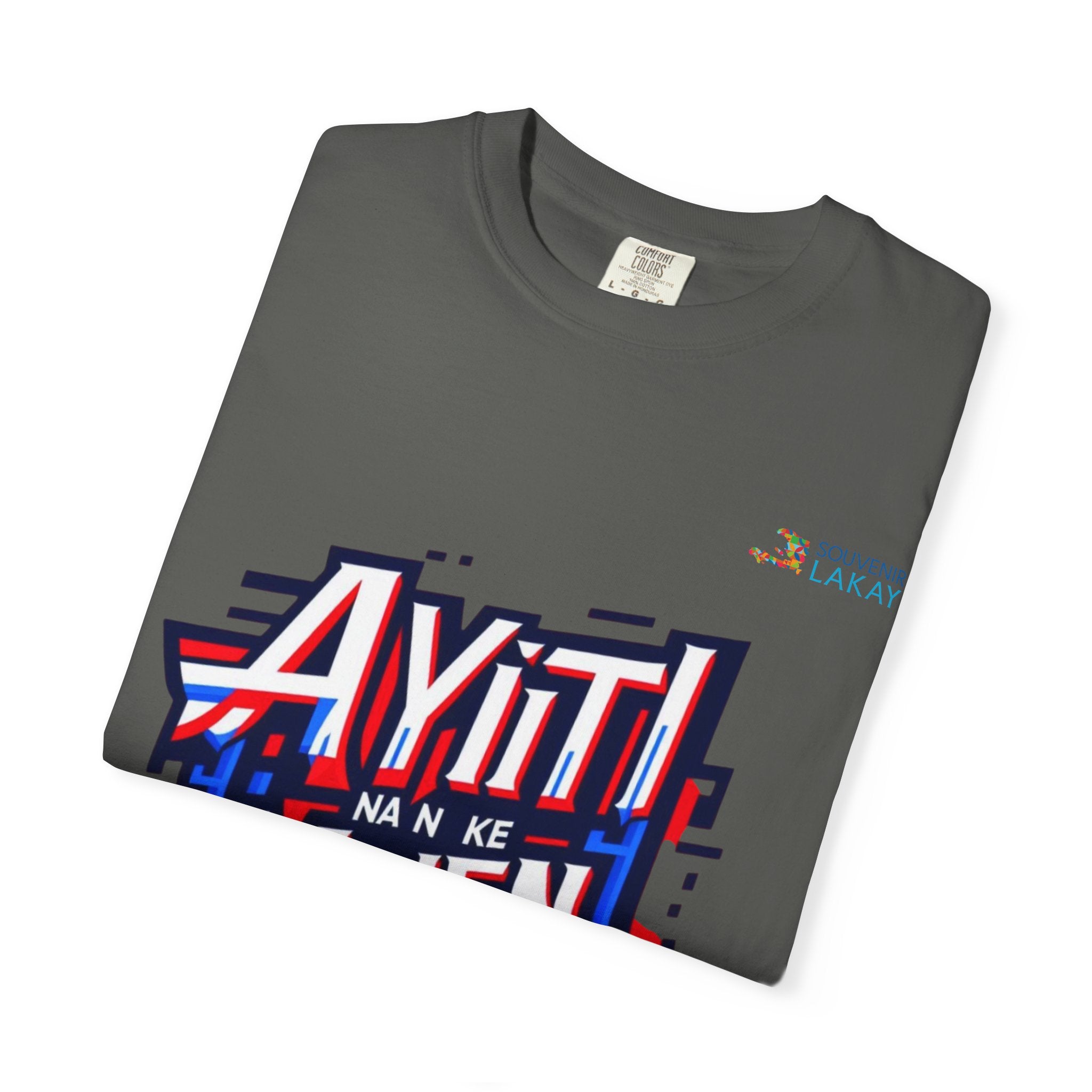 T-Shirt — 'Ayiti Nan Ke Mwen' Haitian Pride Graphic Tee