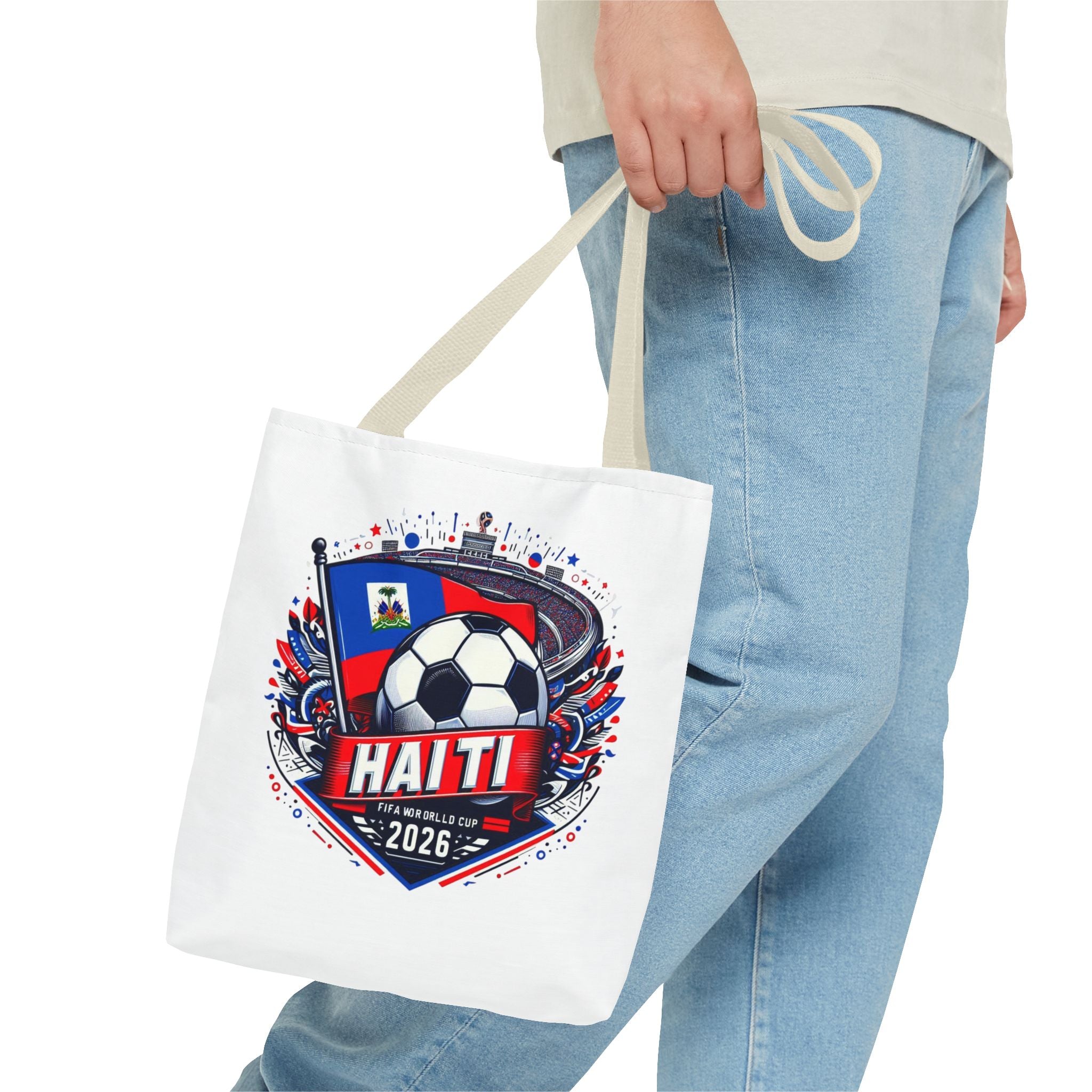 Haiti 2026 Soccer Tote Bag — World Cup Football Fan Gear