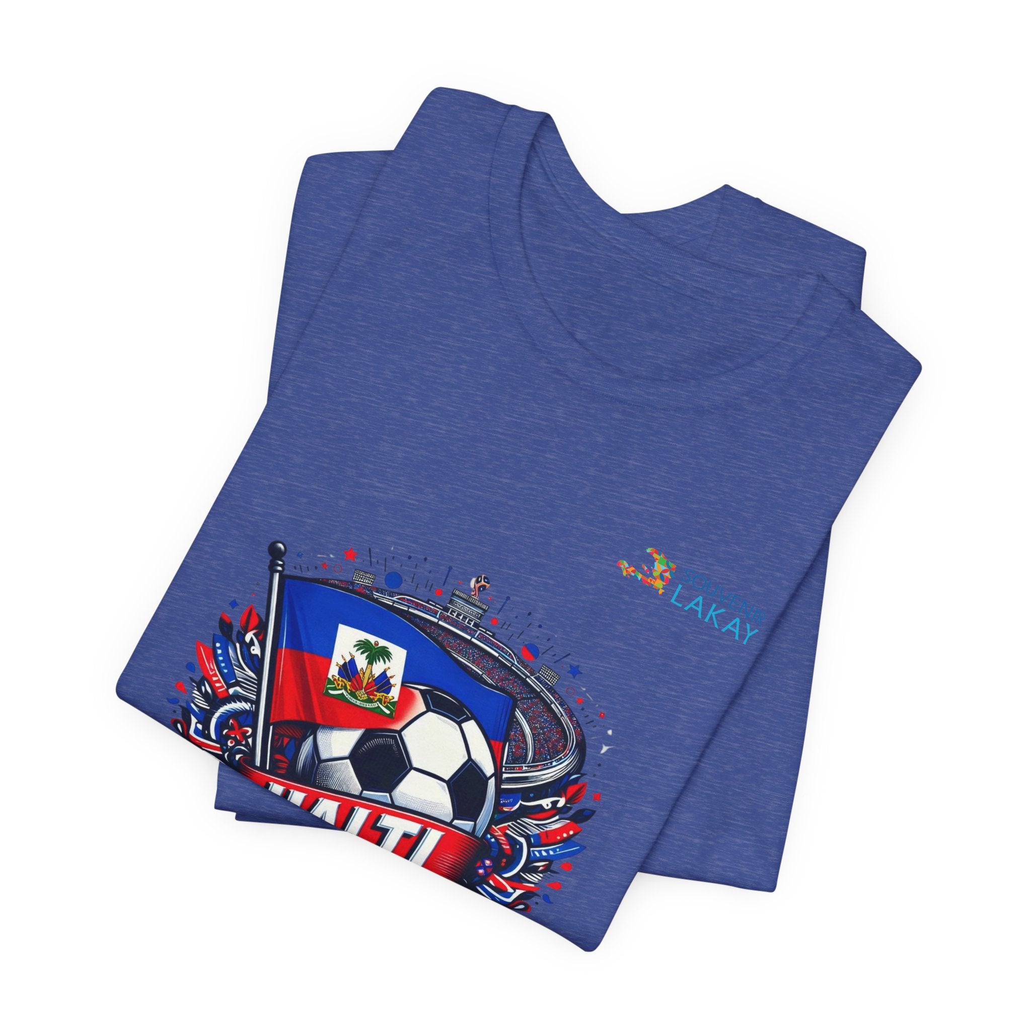 Haiti 2026 Soccer Crest T-Shirt – Team Flag Football Tee Jersey
