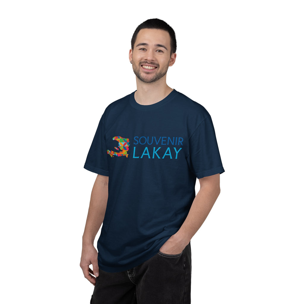 Souvenir Lakay T-Shirt — Colorful Haiti Map Graphic