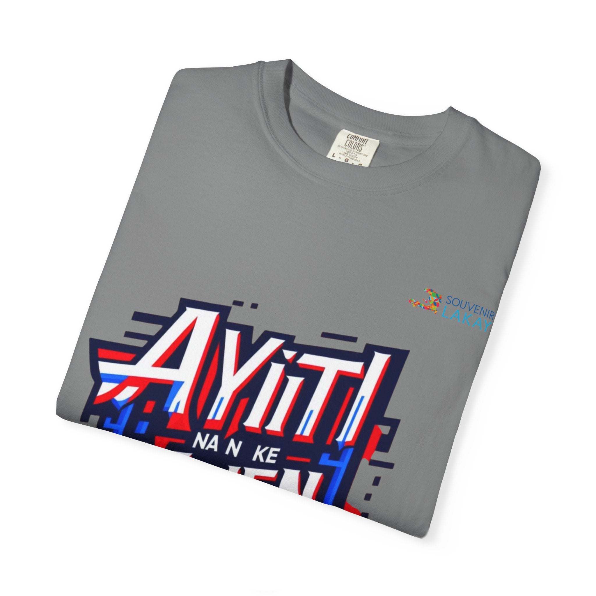 T-Shirt — 'Ayiti Nan Ke Mwen' Haitian Pride Graphic Tee