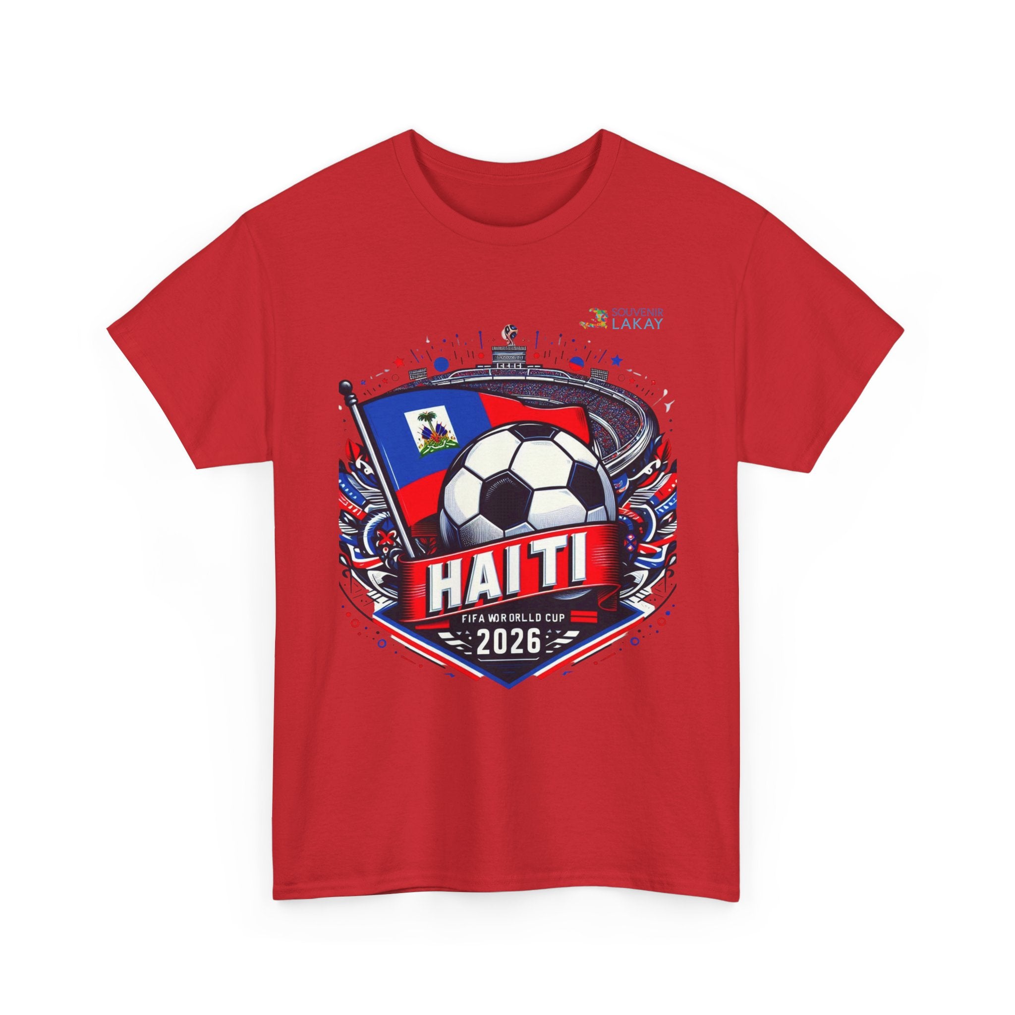 Haiti 2026 Soccer Fan Tee — Flag & Football Supporter Shirt