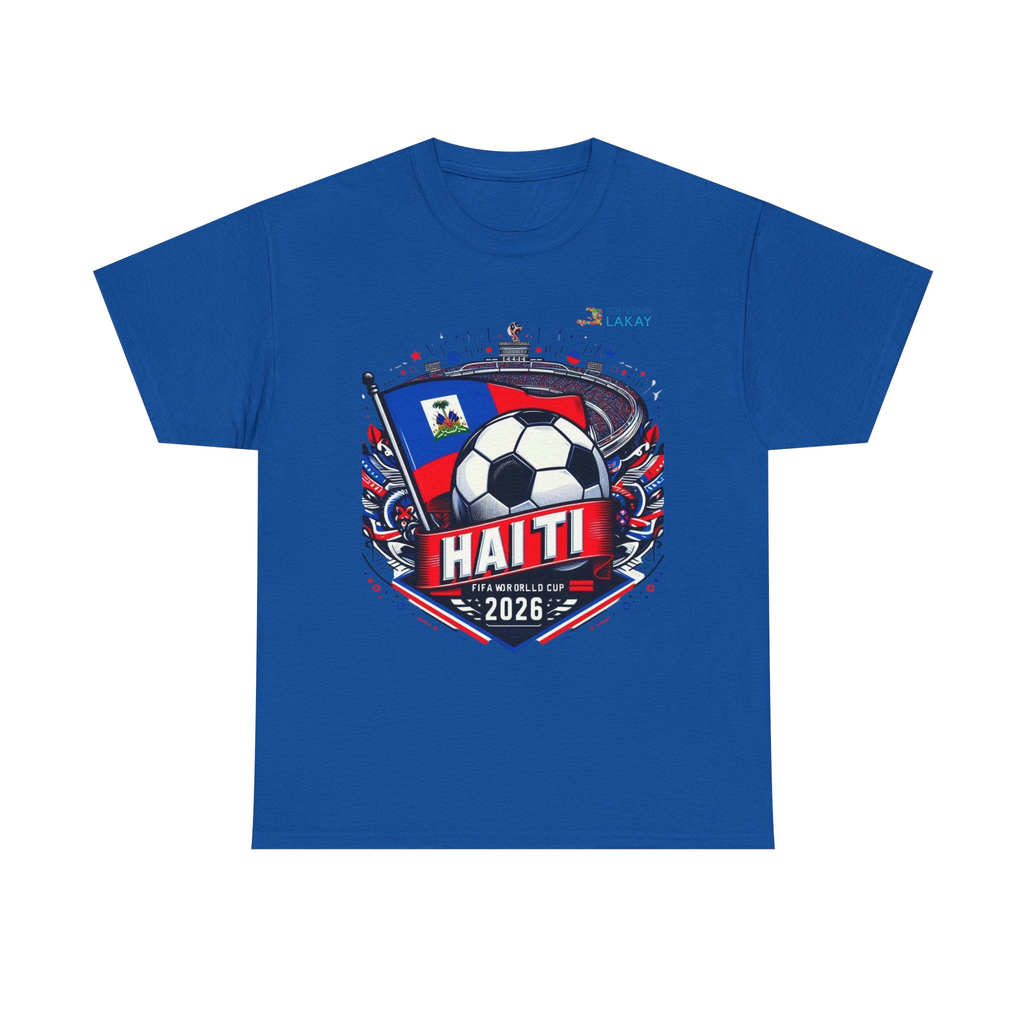 Haiti 2026 Soccer Fan Tee — Flag & Football Supporter Shirt