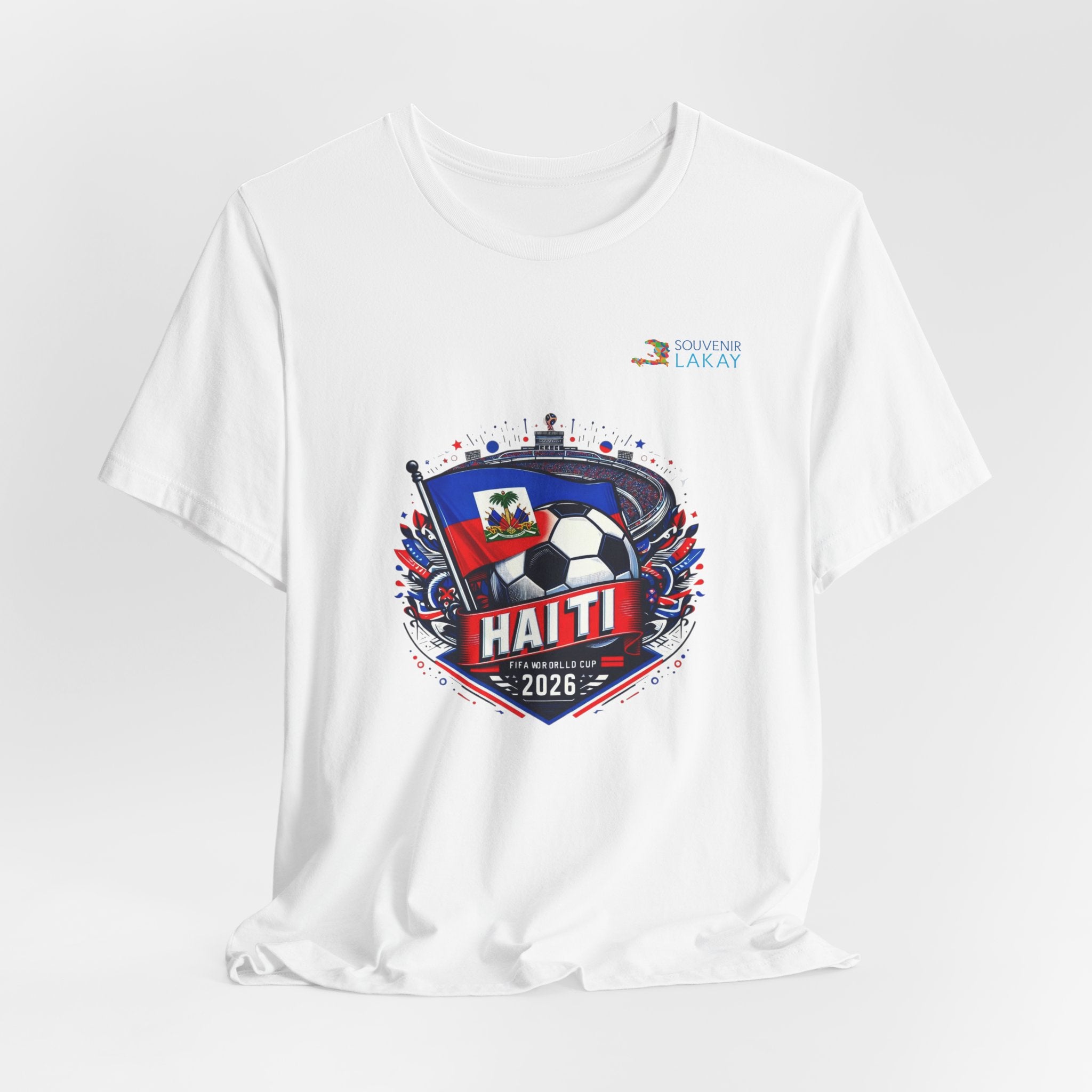 Haiti 2026 Soccer Crest T-Shirt – Team Flag Football Tee Jersey