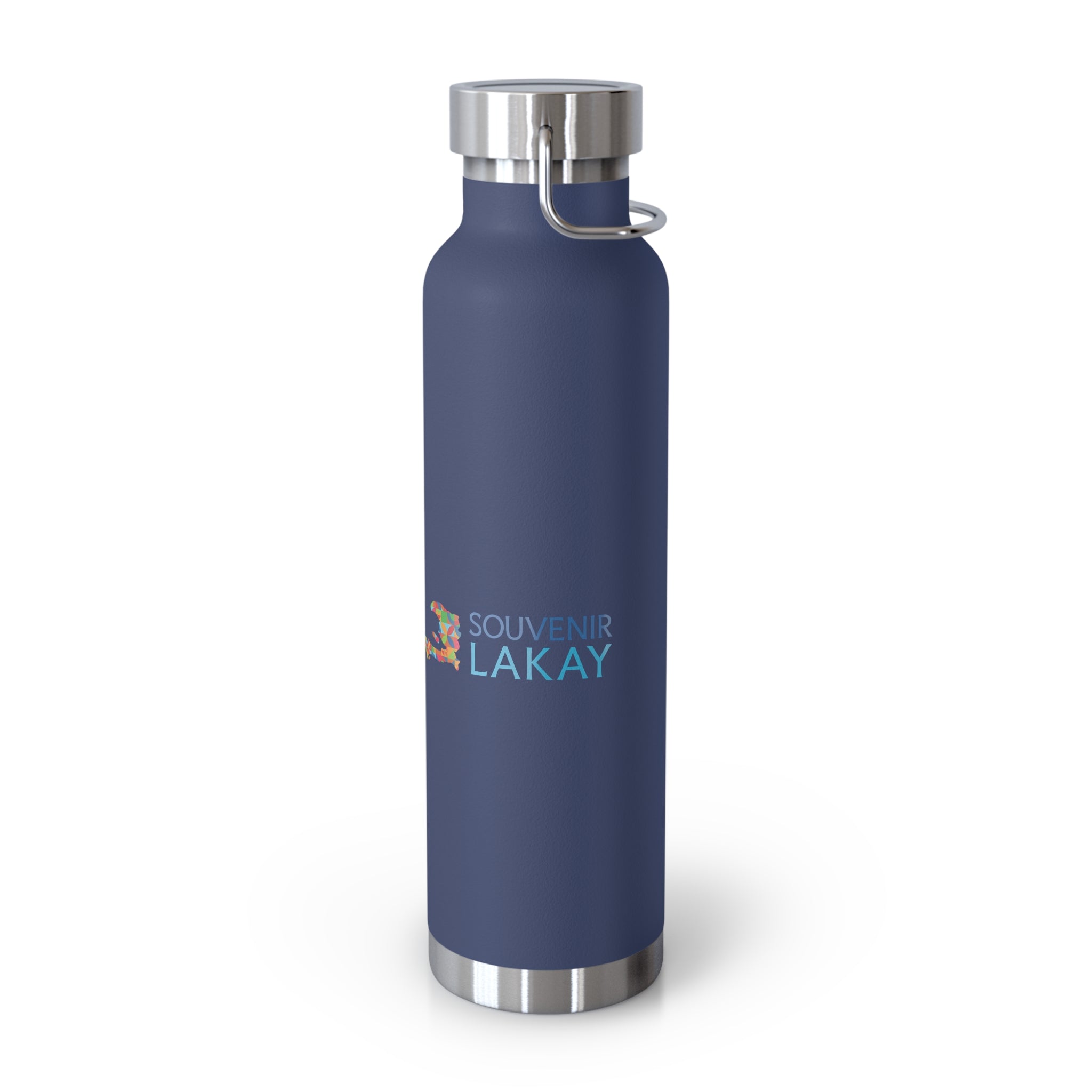 Haiti Soccer 2026 Copper Vacuum Insulated Bottle – 22oz Souvenir Lakay Water Bottle