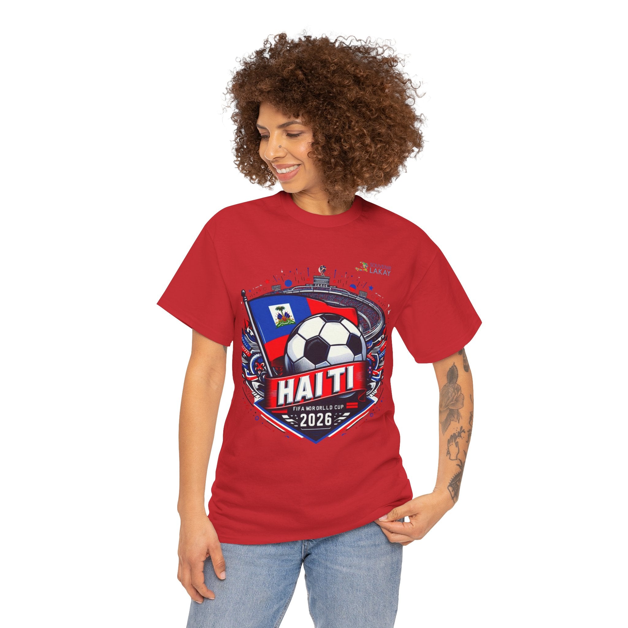 Haiti 2026 Soccer Fan Tee — Flag & Football Supporter Shirt
