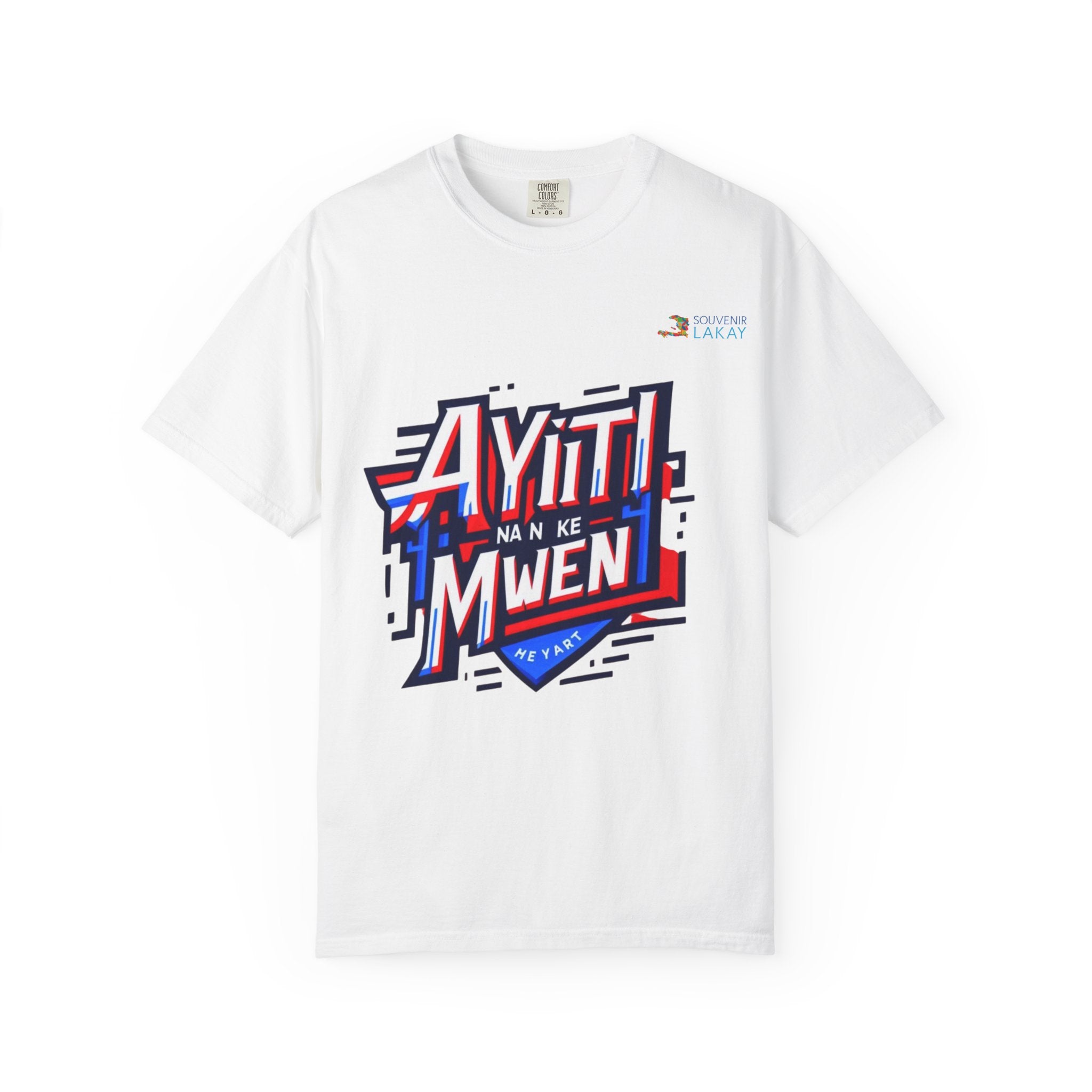 T-Shirt — 'Ayiti Nan Ke Mwen' Haitian Pride Graphic Tee