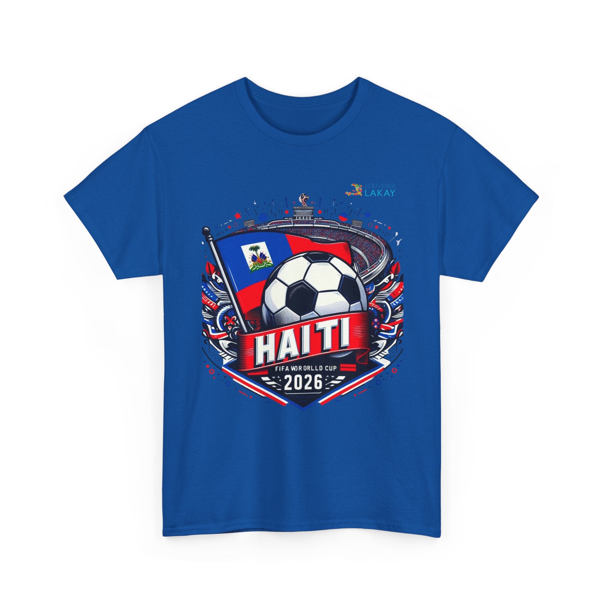 Haiti 2026 Soccer Fan Tee — Flag & Football Supporter Shirt