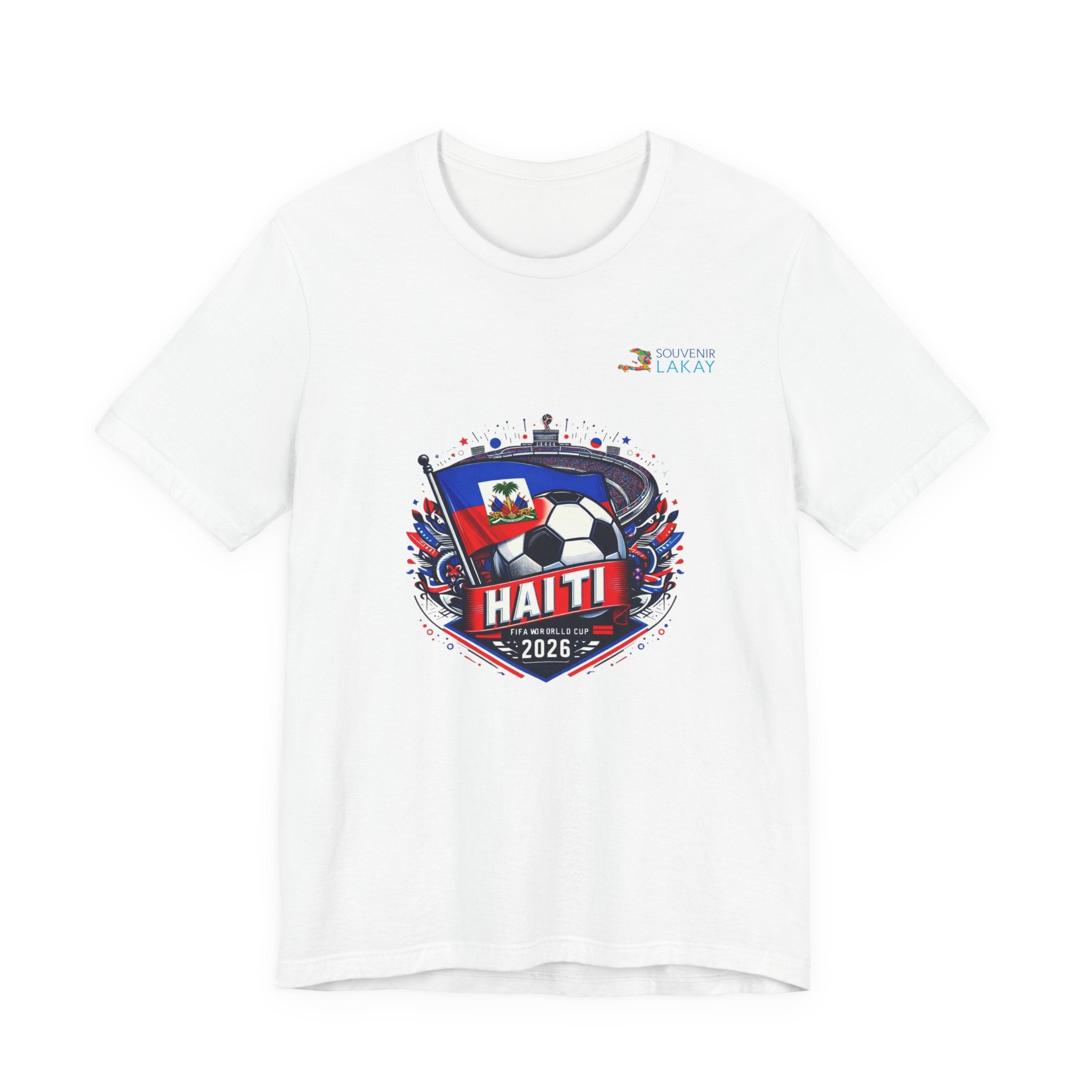 Haiti 2026 Soccer Crest T-Shirt – Team Flag Football Tee Jersey
