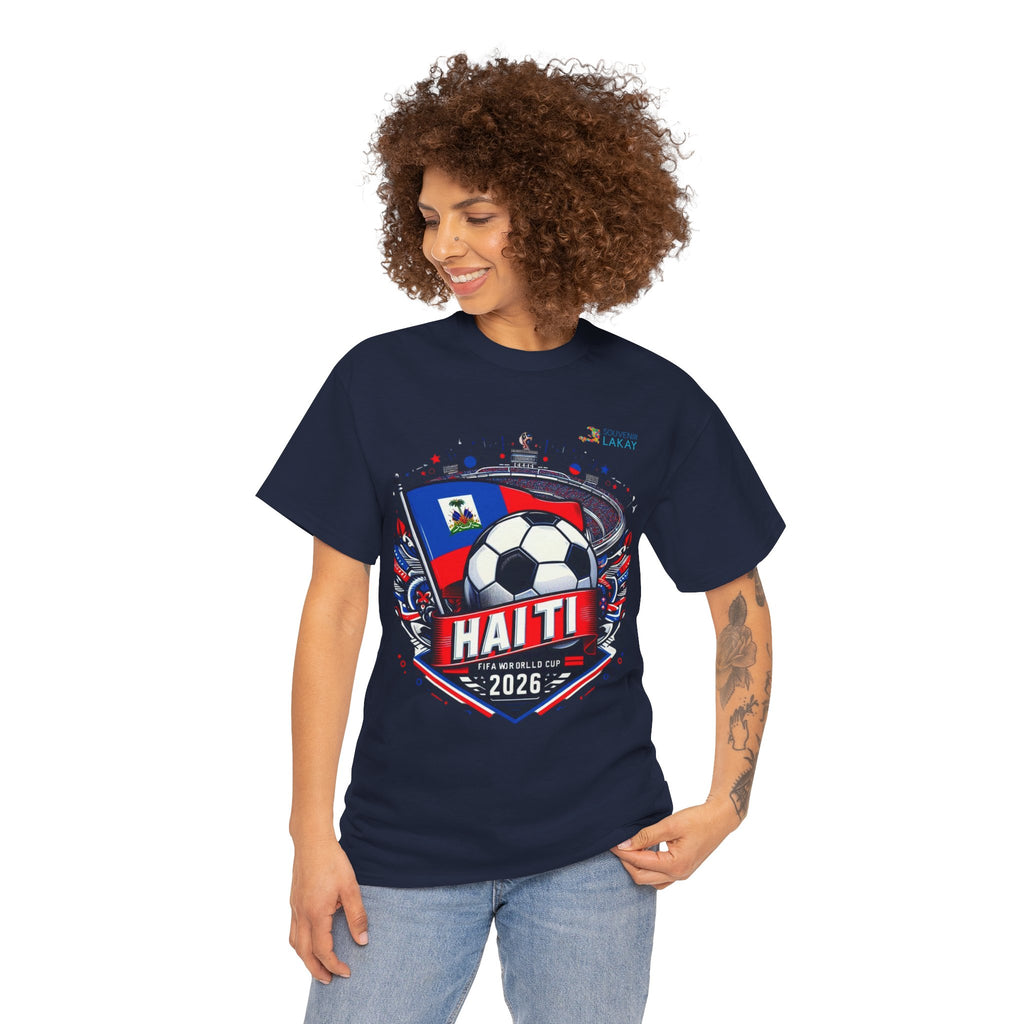 Haiti 2026 Soccer Fan Tee — Flag & Football Supporter Shirt