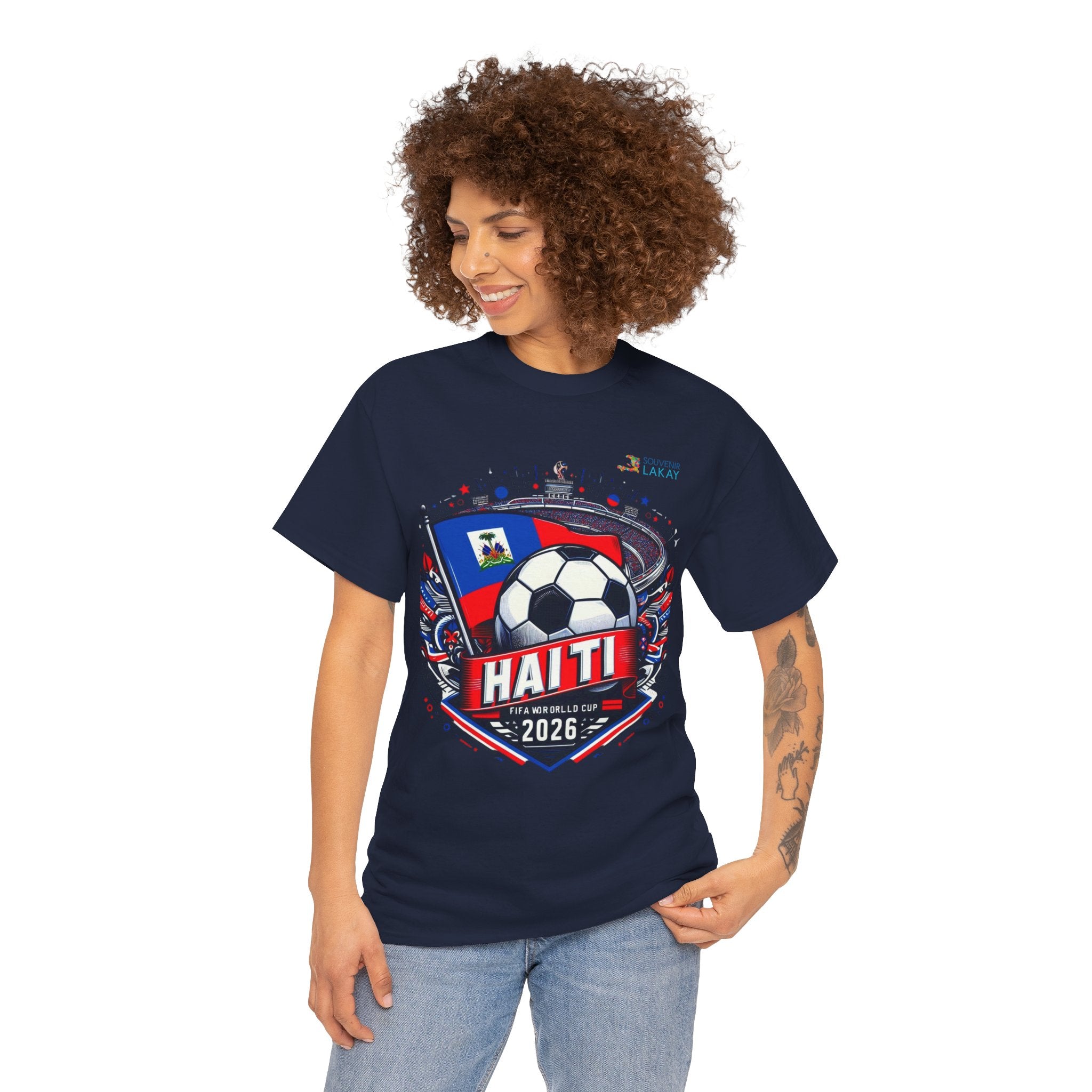 Haiti 2026 Soccer Fan Tee — Flag & Football Supporter Shirt