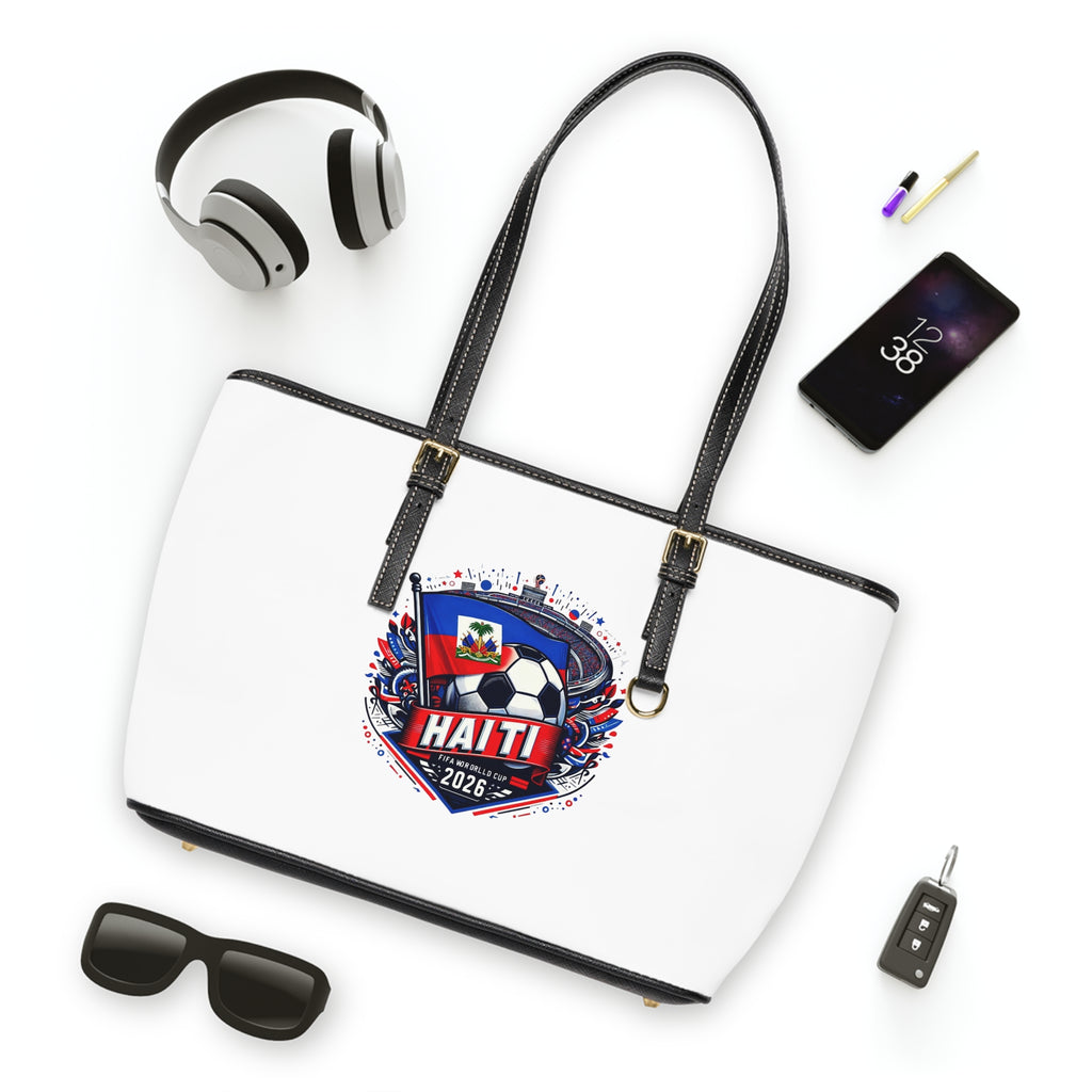 Haiti Souvenir PU Leather Shoulder Bag – Lakay Travel Tote (2026)