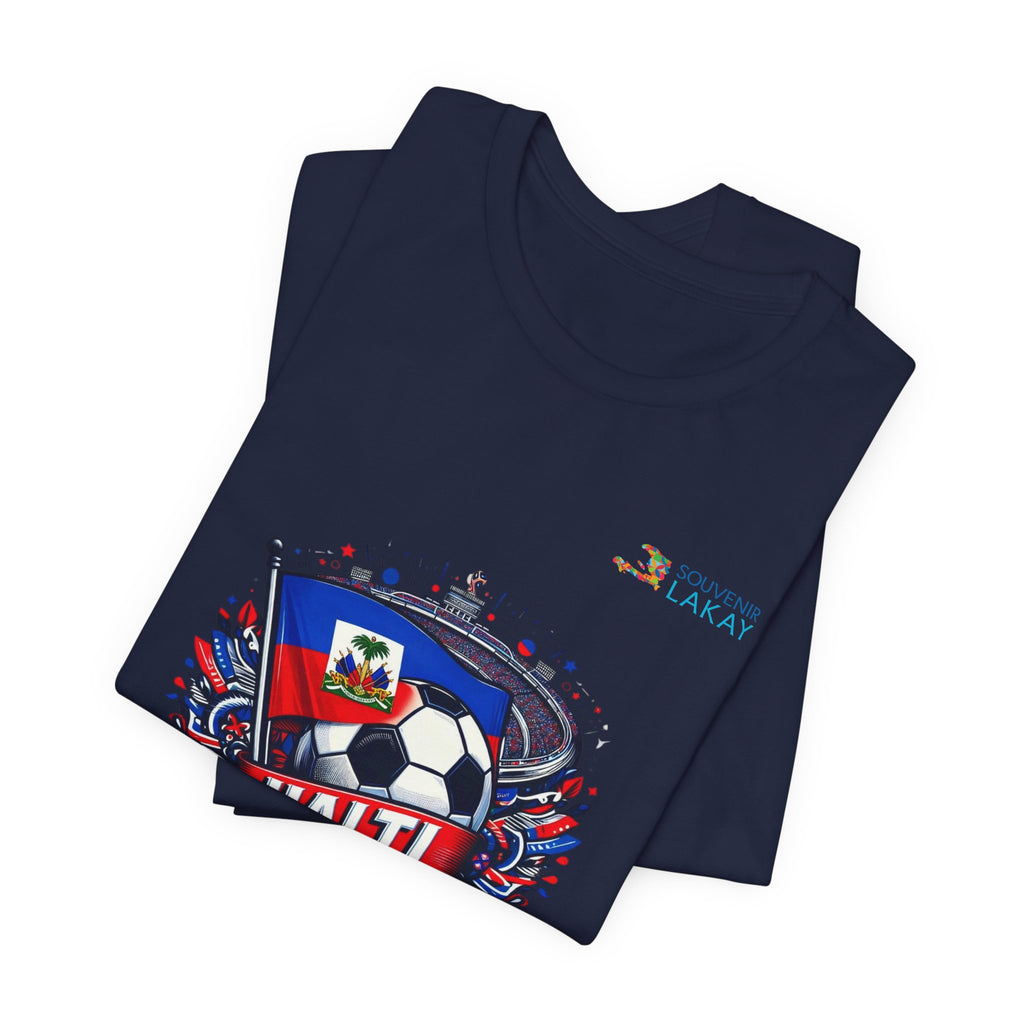 Haiti 2026 Soccer Crest T-Shirt – Team Flag Football Tee Jersey