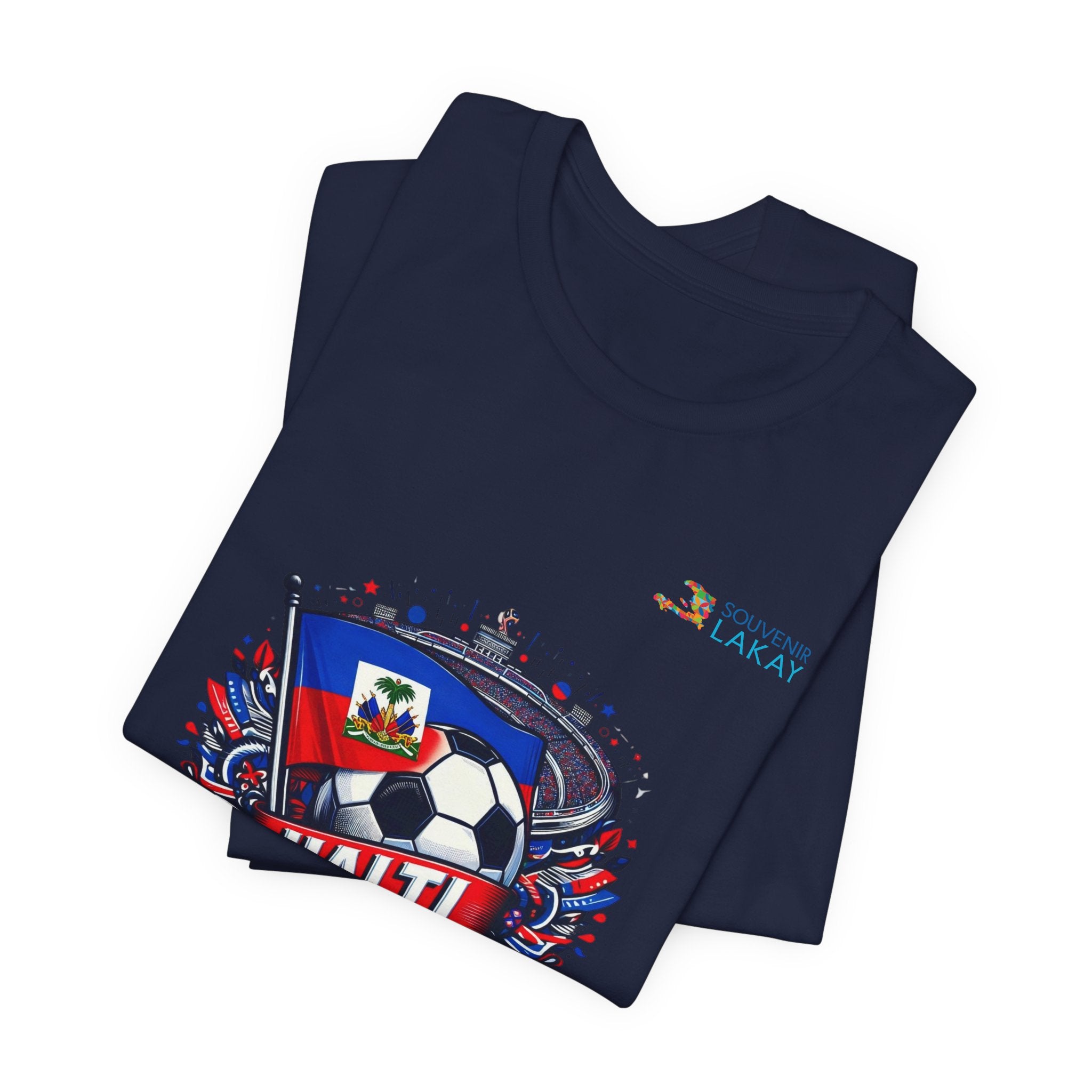 Haiti 2026 Soccer Crest T-Shirt – Team Flag Football Tee Jersey