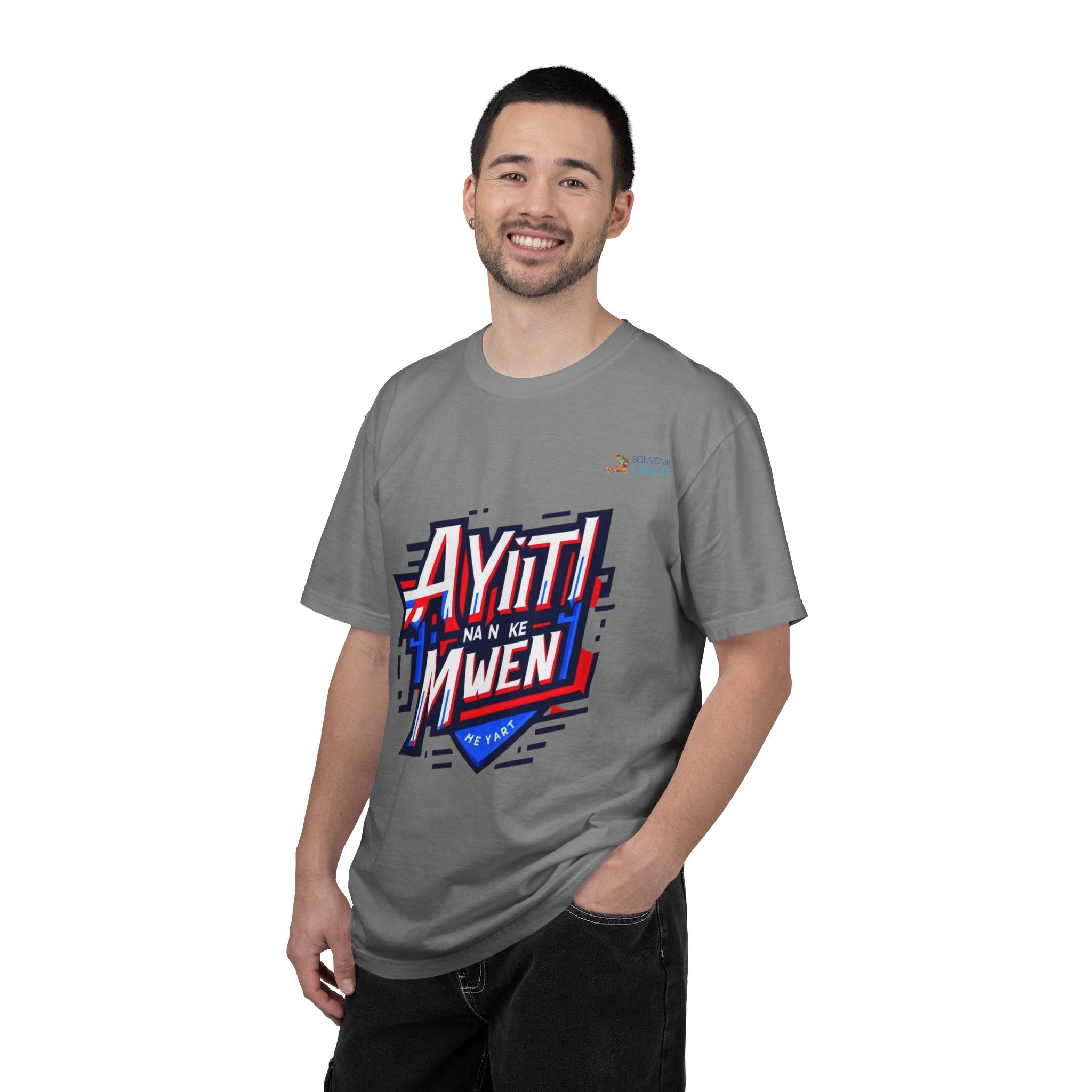 T-Shirt — 'Ayiti Nan Ke Mwen' Haitian Pride Graphic Tee