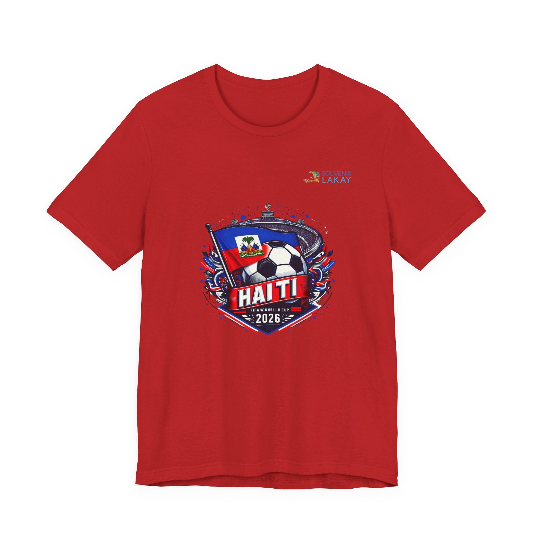 Haiti 2026 Soccer Crest T-Shirt – Team Flag Football Tee Jersey