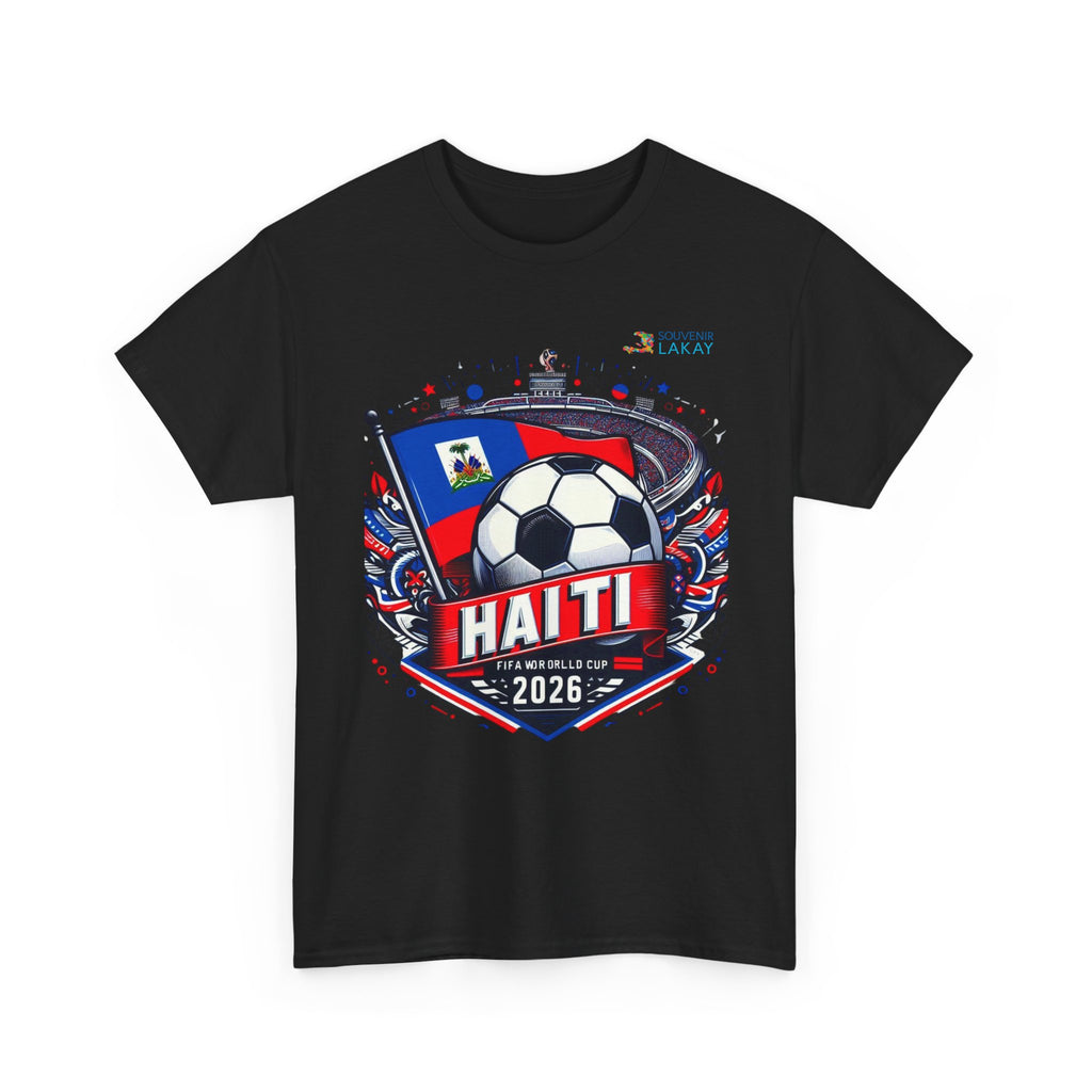 Haiti 2026 Soccer Fan Tee — Flag & Football Supporter Shirt