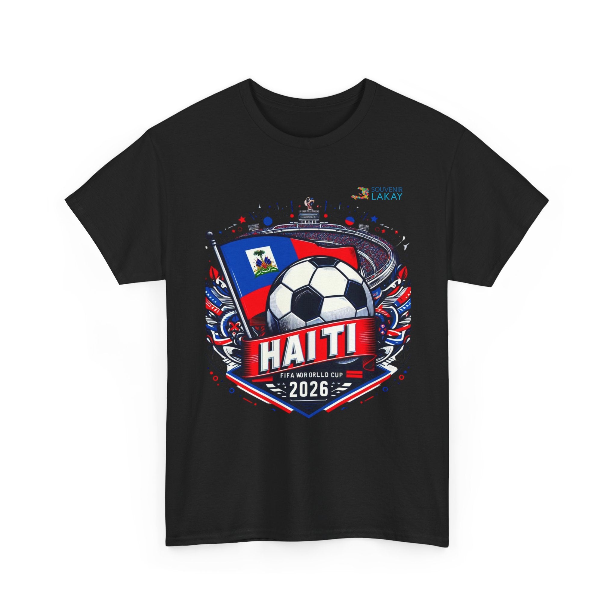 Haiti 2026 Soccer Fan Tee — Flag & Football Supporter Shirt