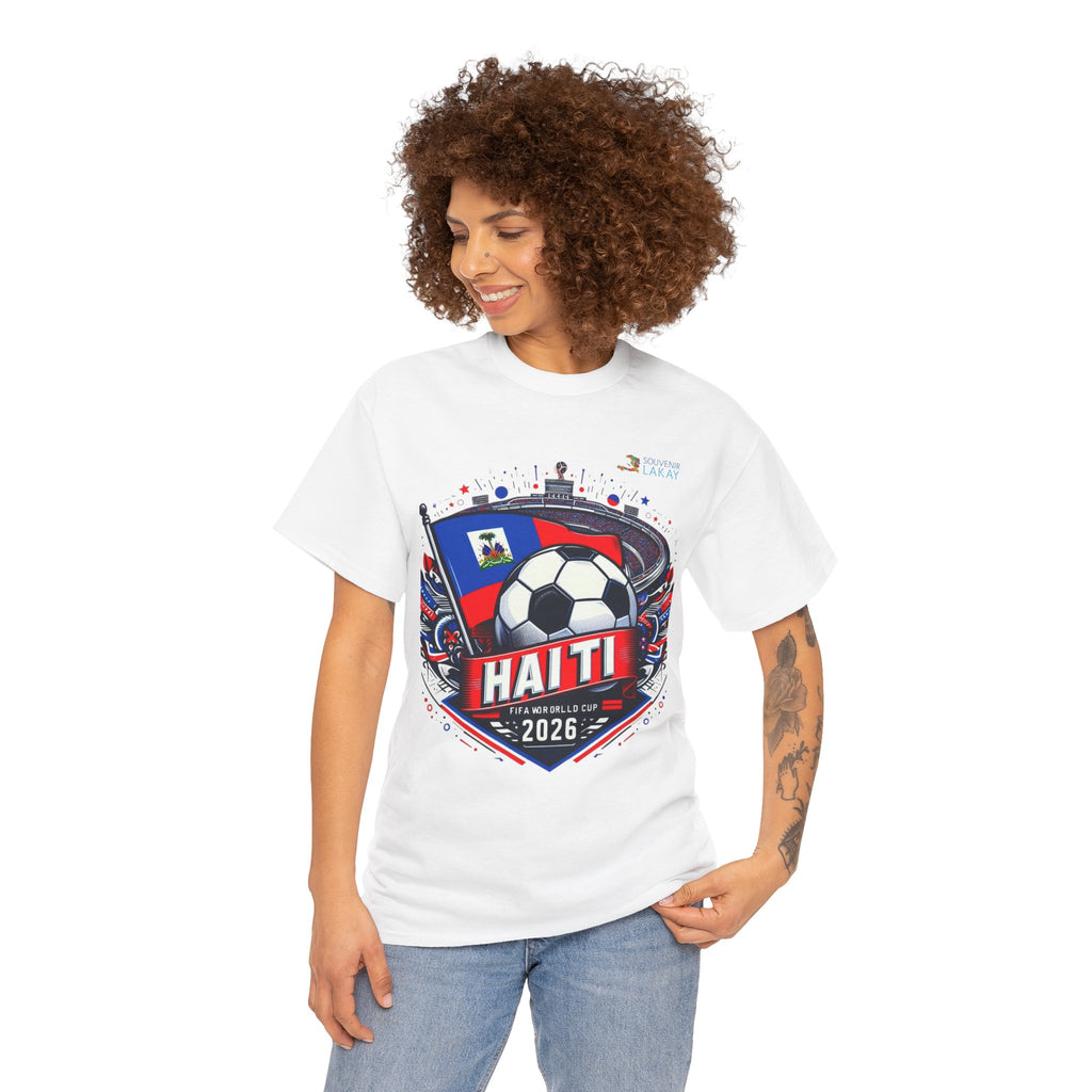 Haiti 2026 Soccer Fan Tee — Flag & Football Supporter Shirt