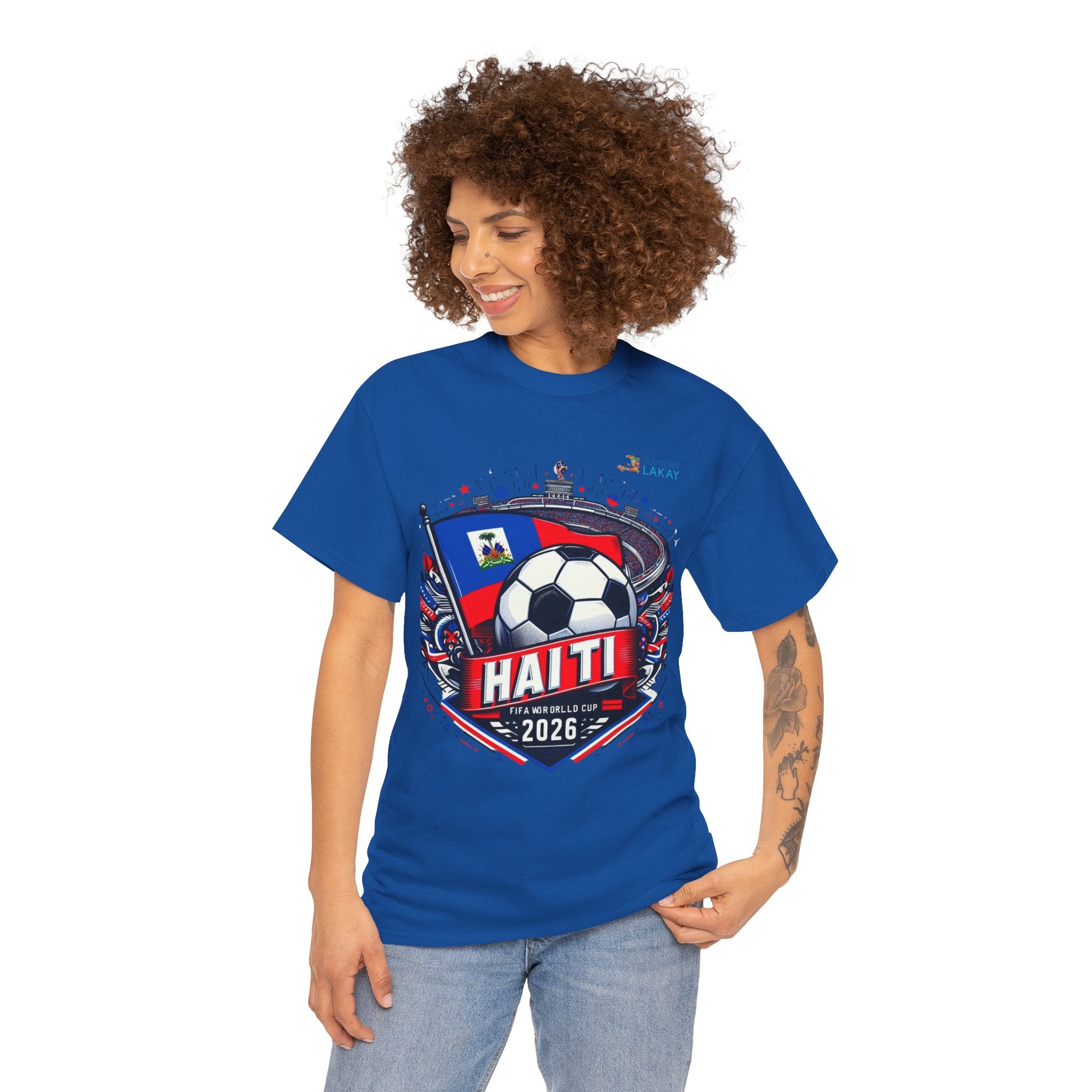 Haiti 2026 Soccer Fan Tee — Flag & Football Supporter Shirt