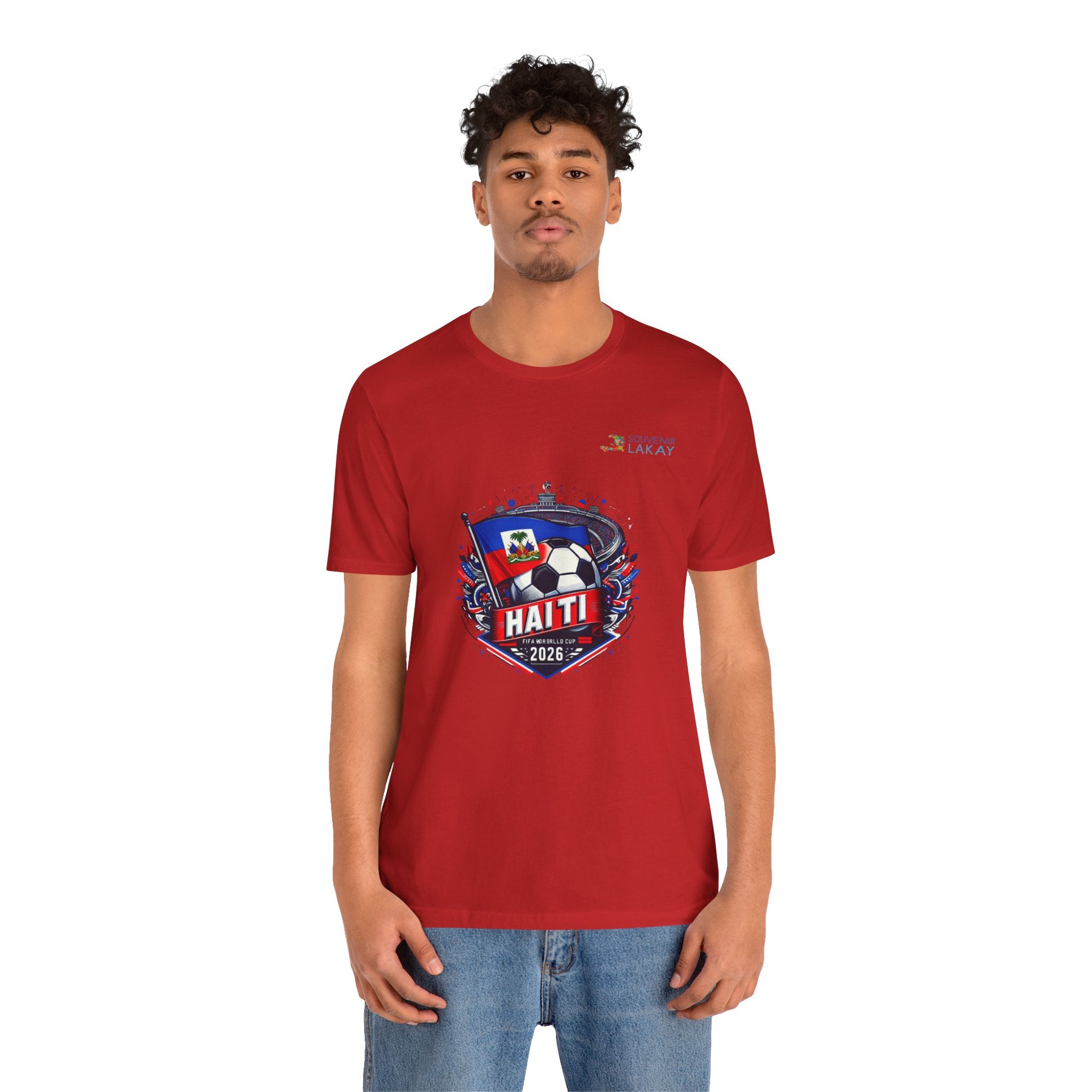 Haiti 2026 Soccer Crest T-Shirt – Team Flag Football Tee Jersey