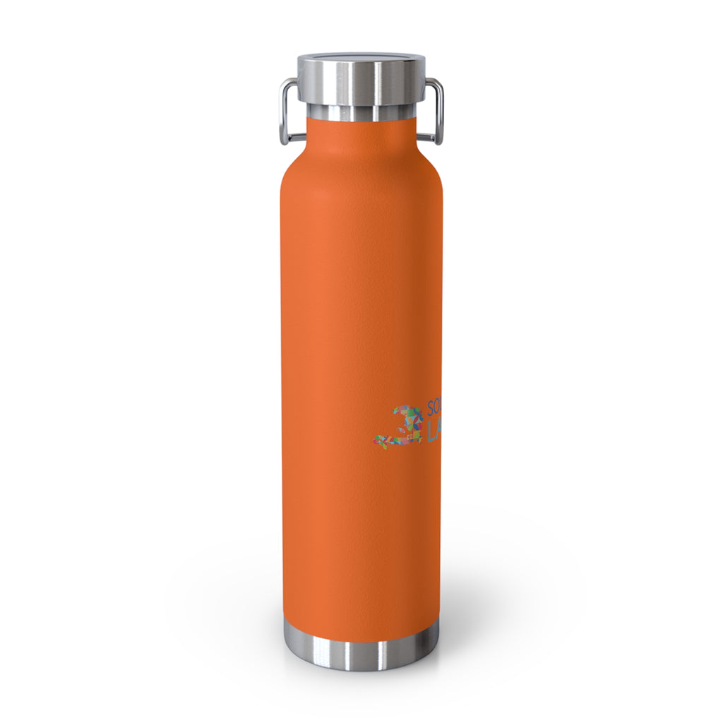 Haiti Soccer 2026 Copper Vacuum Insulated Bottle – 22oz Souvenir Lakay Water Bottle
