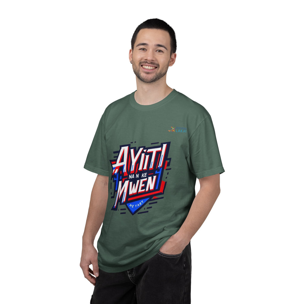 T-Shirt — 'Ayiti Nan Ke Mwen' Haitian Pride Graphic Tee