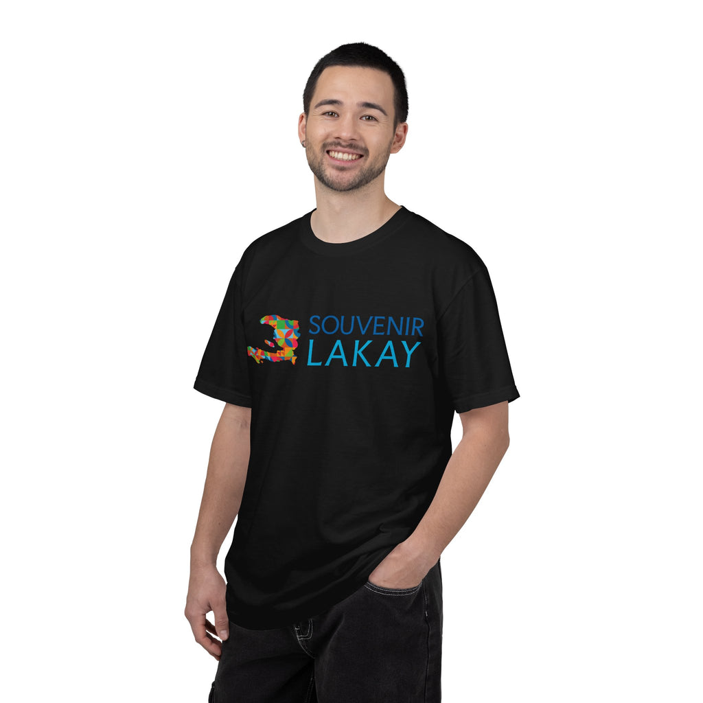 Souvenir Lakay T-Shirt — Colorful Haiti Map Graphic