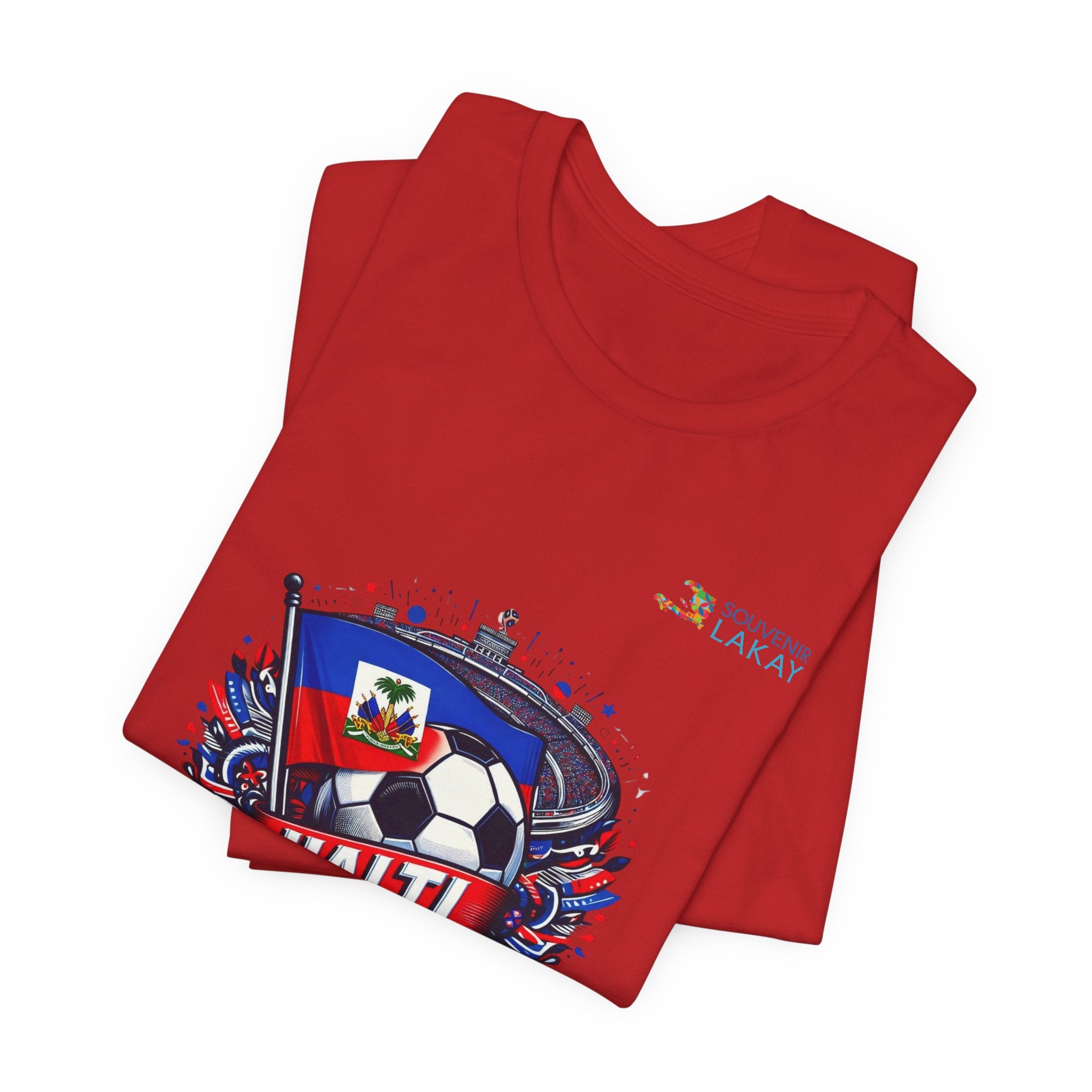 Haiti 2026 Soccer Crest T-Shirt – Team Flag Football Tee Jersey