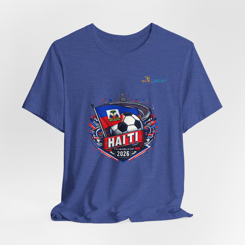 Haiti 2026 Soccer Crest T-Shirt – Team Flag Football Tee Jersey