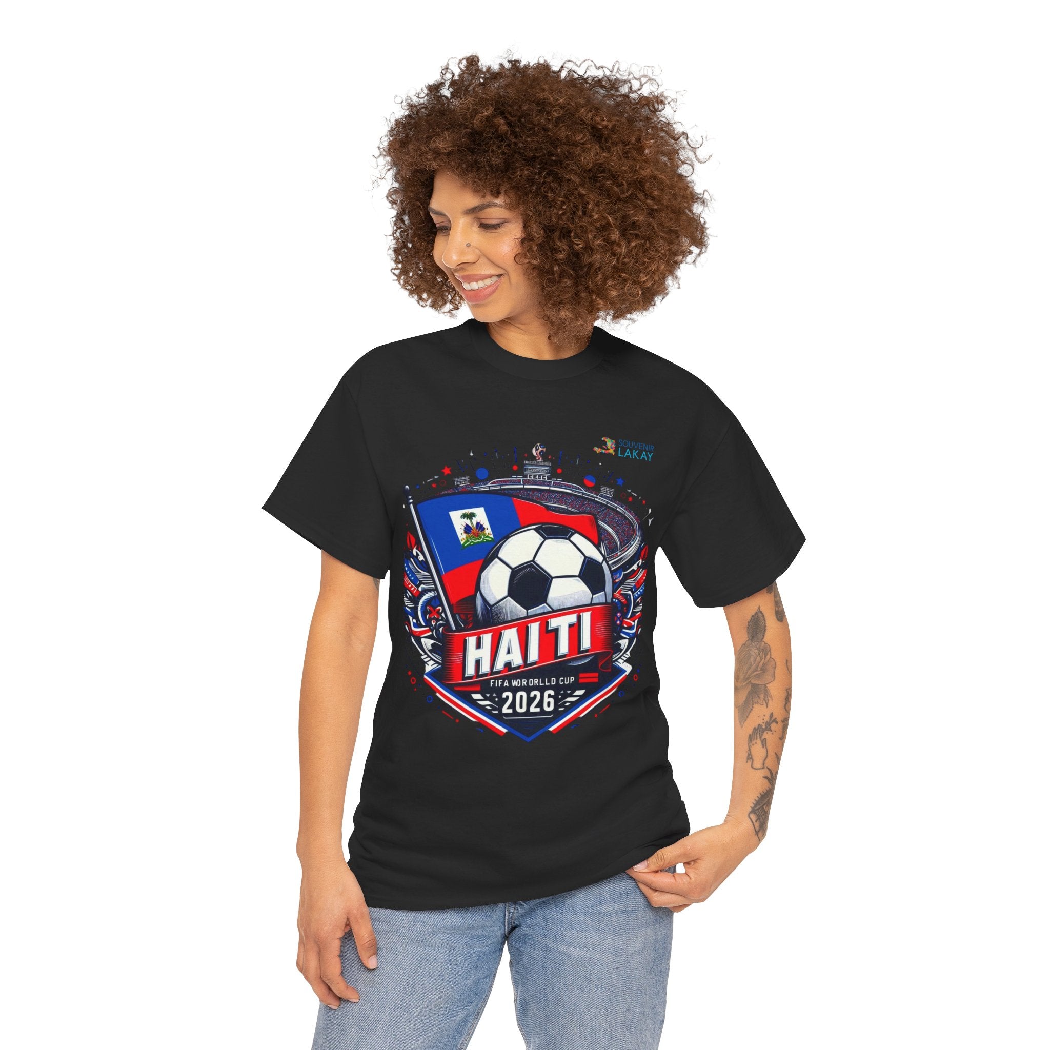 Haiti 2026 Soccer Fan Tee — Flag & Football Supporter Shirt