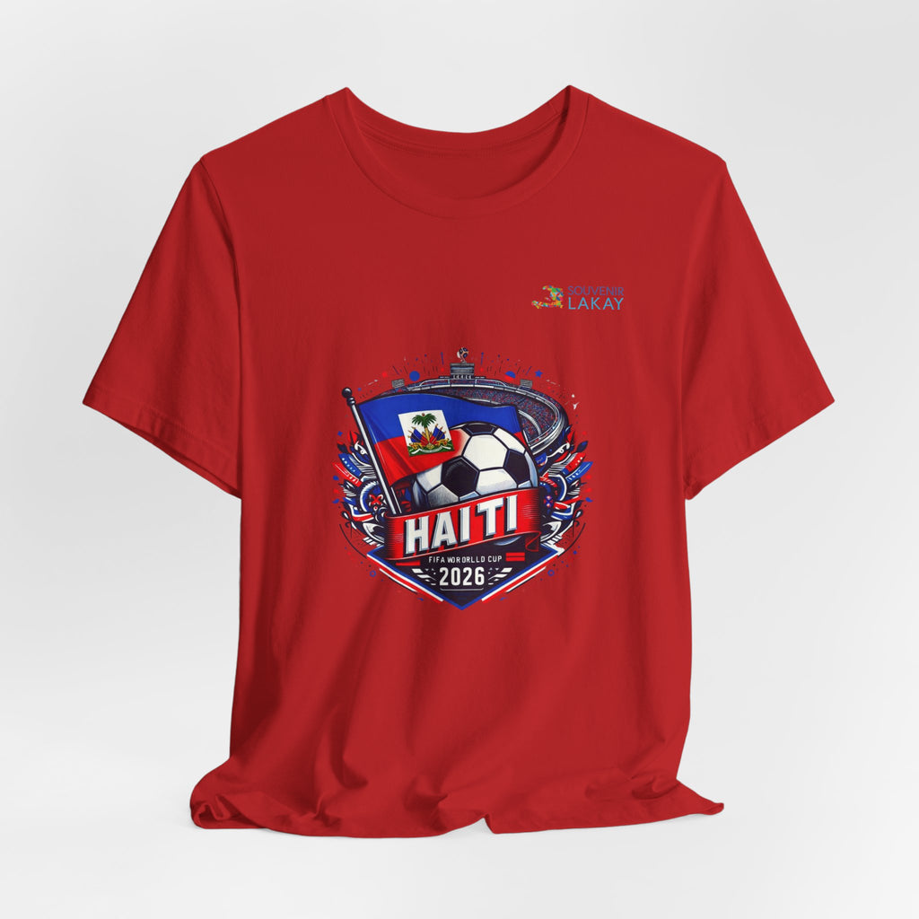 Haiti 2026 Soccer Crest T-Shirt – Team Flag Football Tee Jersey